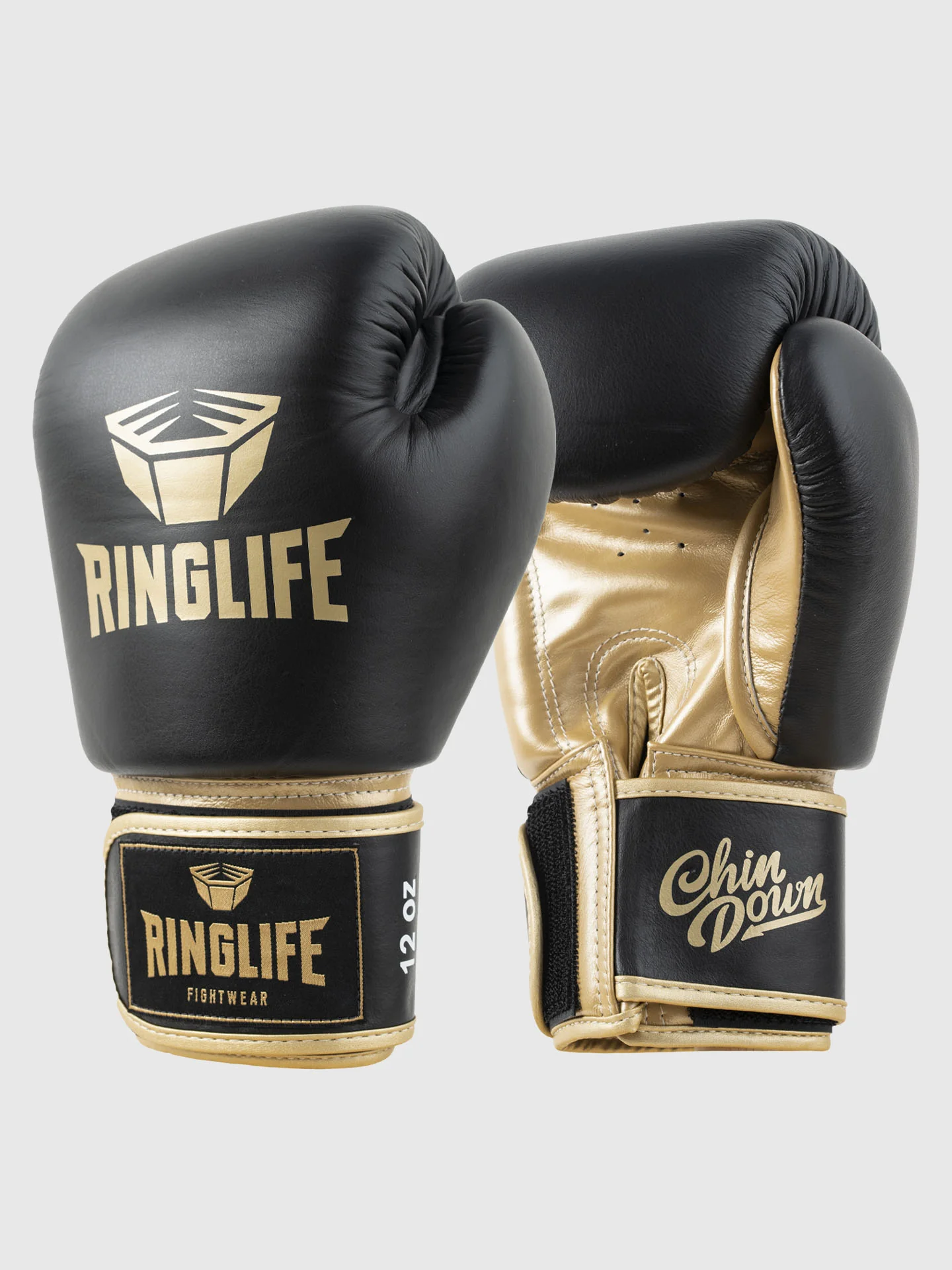 RINGLIFE Boxhandschuhe - Logo Premium schwarz-gold - Image 11