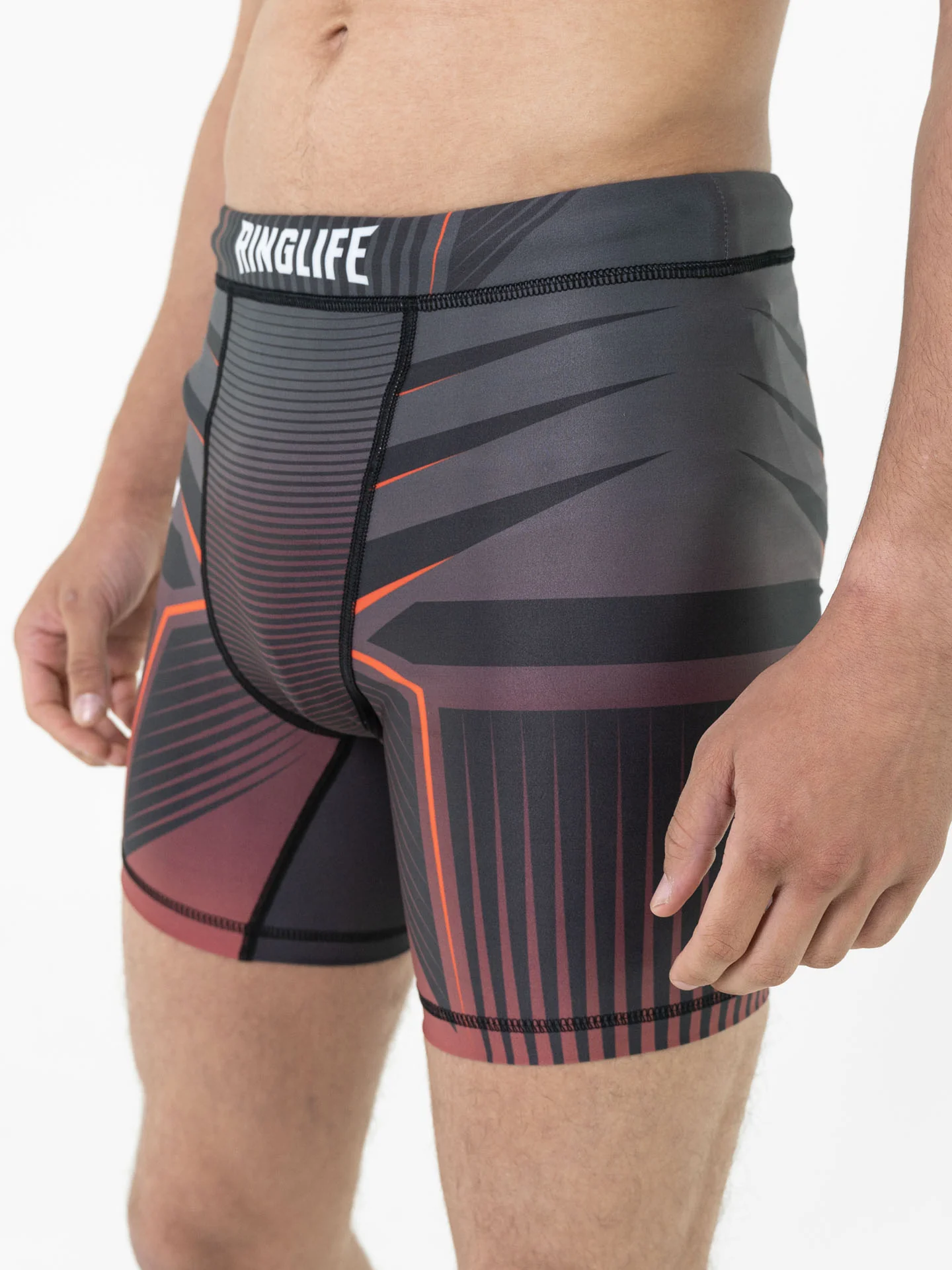 RINGLIFE Compression Shorts - Octaring schwarz-rot - Image 8