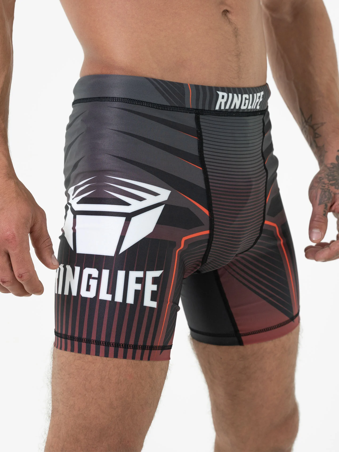 RINGLIFE Compression Shorts - Octaring schwarz-rot - Image 9