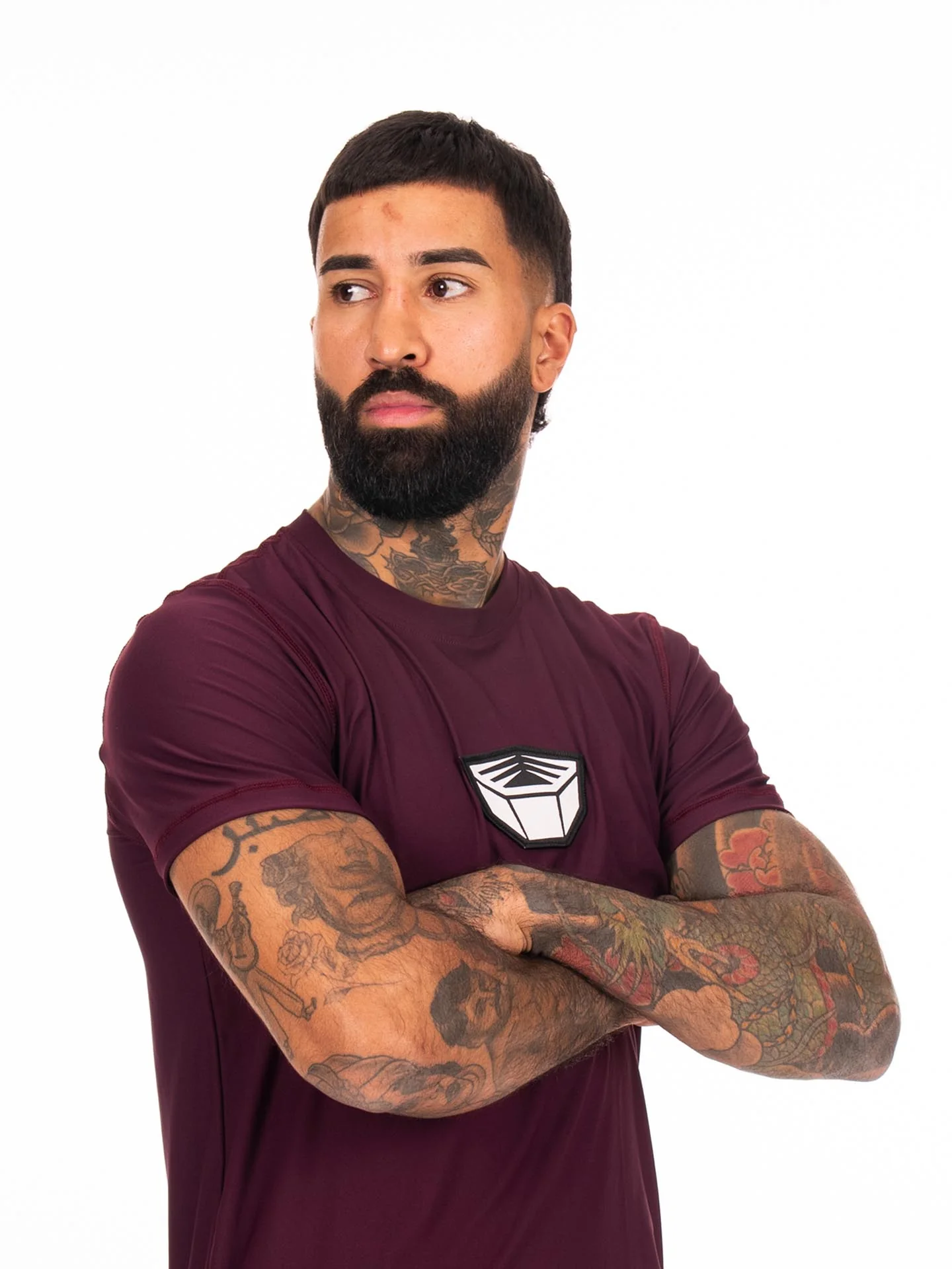 RINGLIFE Functional Shirt, RCS Classic, weinrot - Image 4