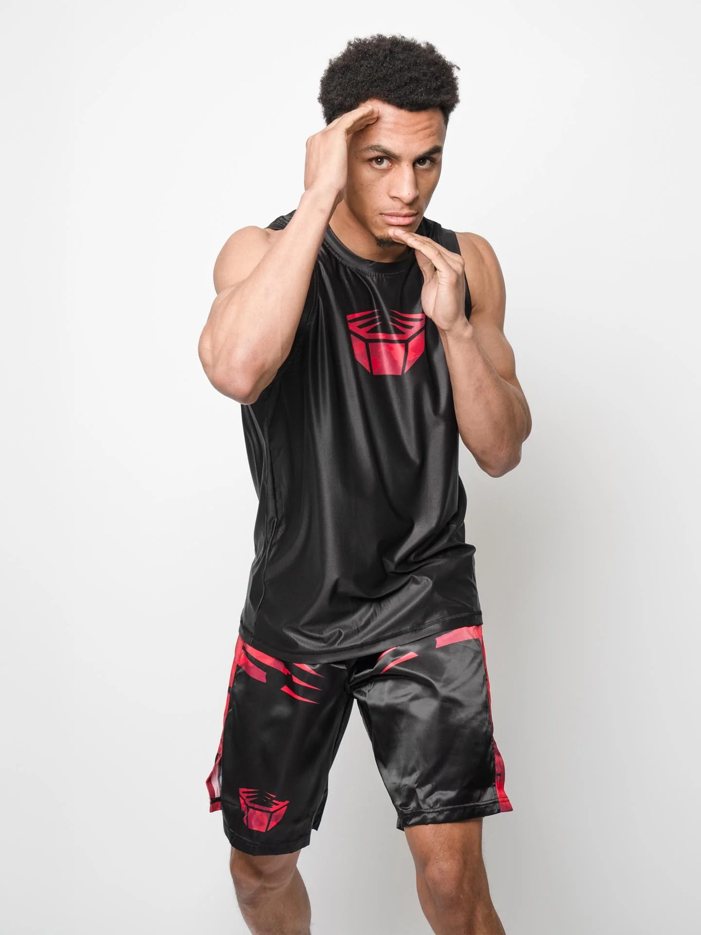 RINGLIFE Functional Tank Top, Unit, schwarz-rot camo - Image 3