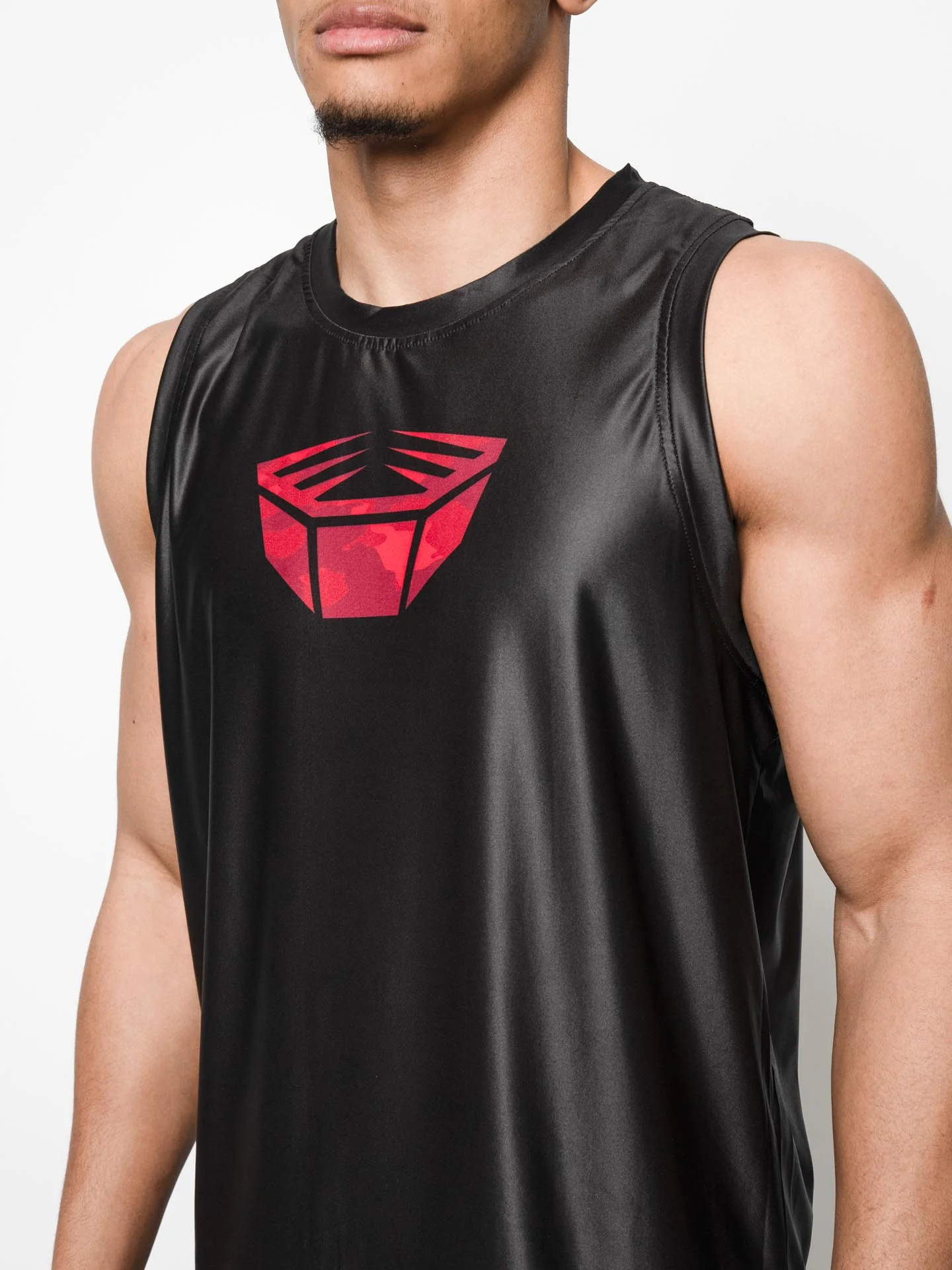RINGLIFE Functional Tank Top, Unit, schwarz-rot camo - Image 5