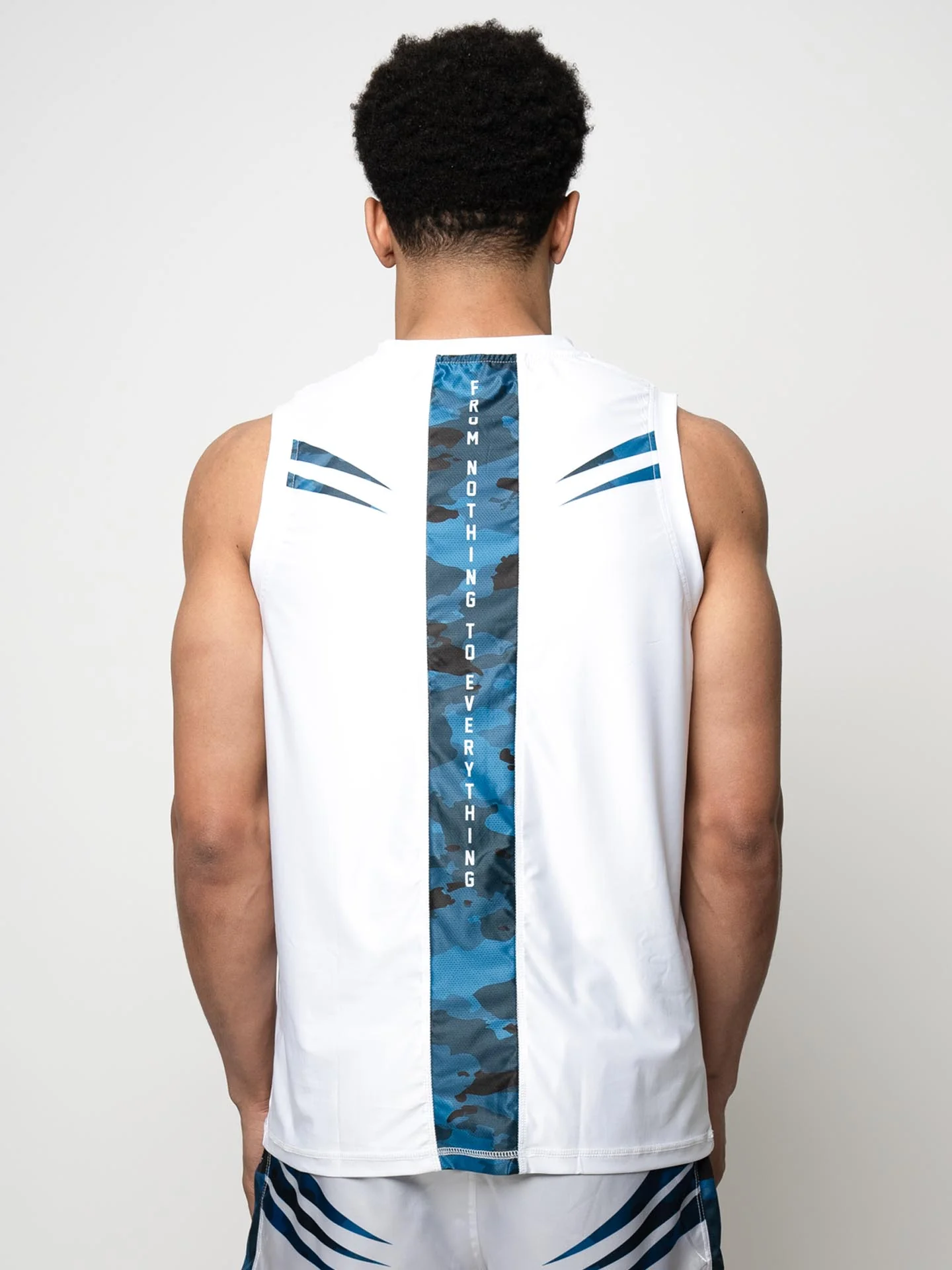 RINGLIFE Functional Tank Top, Unit, weiss-blau camo - Image 3