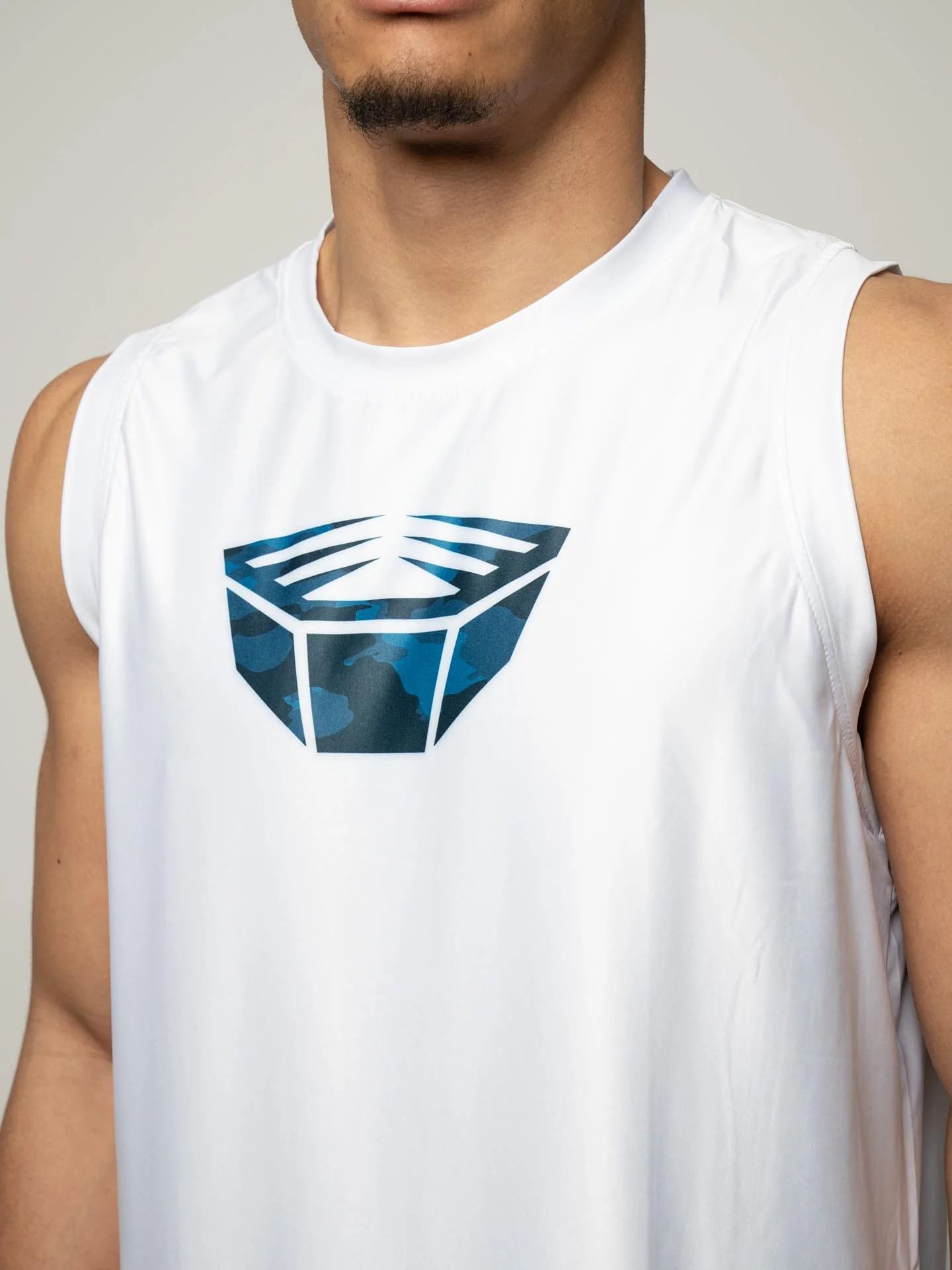 RINGLIFE Functional Tank Top, Unit, weiss-blau camo - Image 5