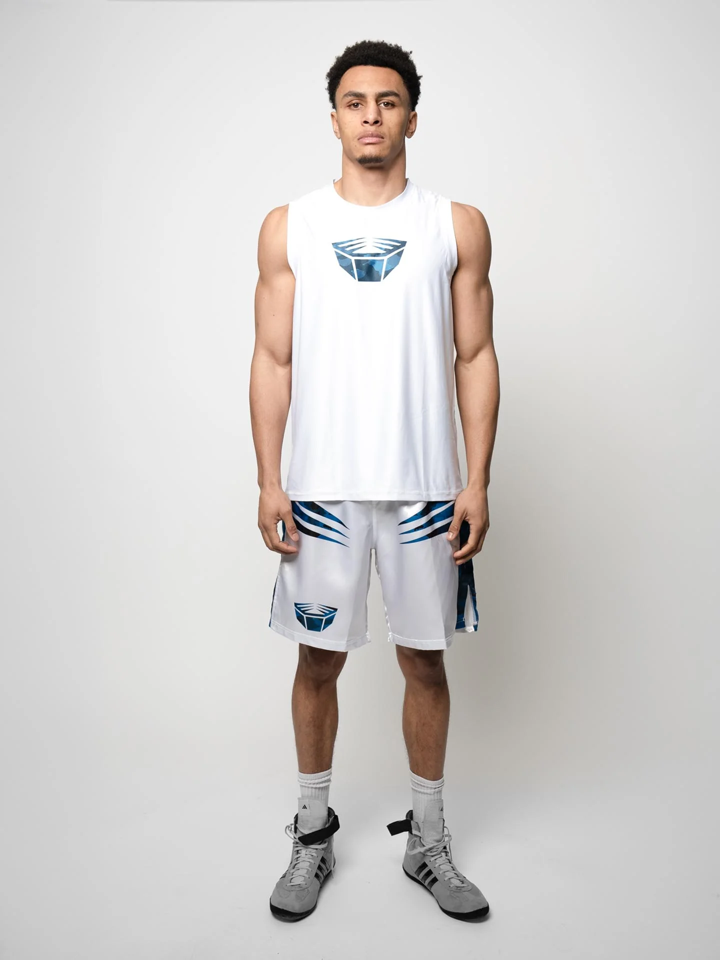 RINGLIFE Functional Tank Top, Unit, weiss-blau camo - Image 7
