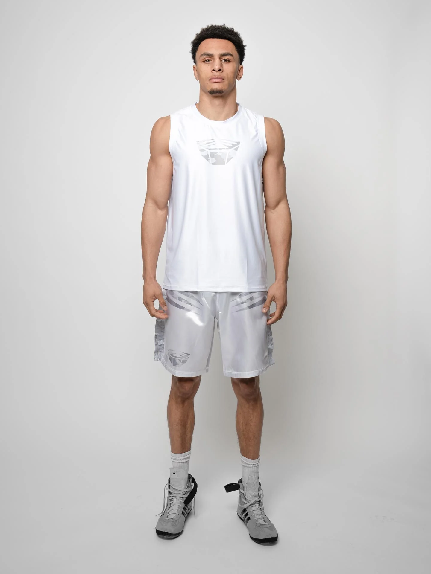 RINGLIFE Functional Tank Top, Unit, weiss-grau camo - Image 7