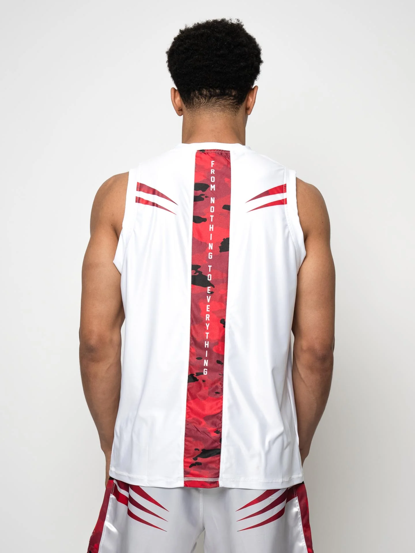 RINGLIFE Functional Tank Top, Unit, weiss-rot camo - Image 3