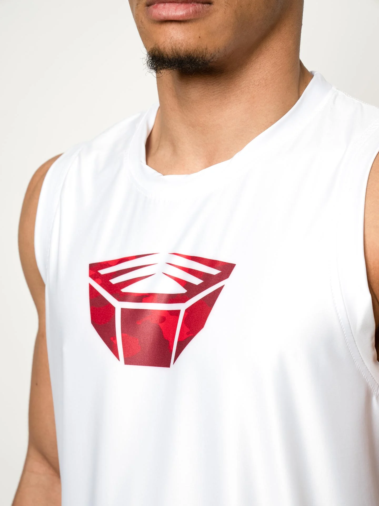 RINGLIFE Functional Tank Top, Unit, weiss-rot camo - Image 5