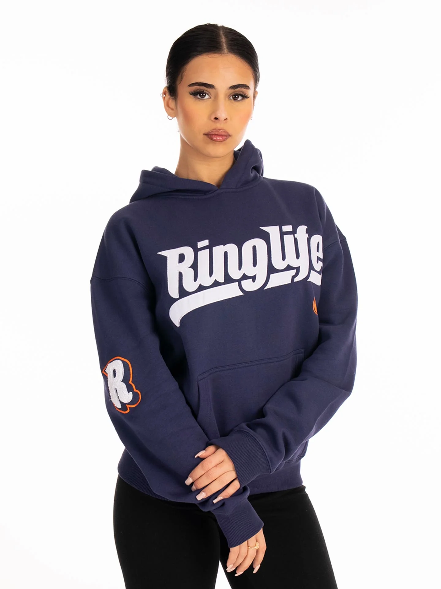 RINGLIFE Hoodie, College, blau - Image 8