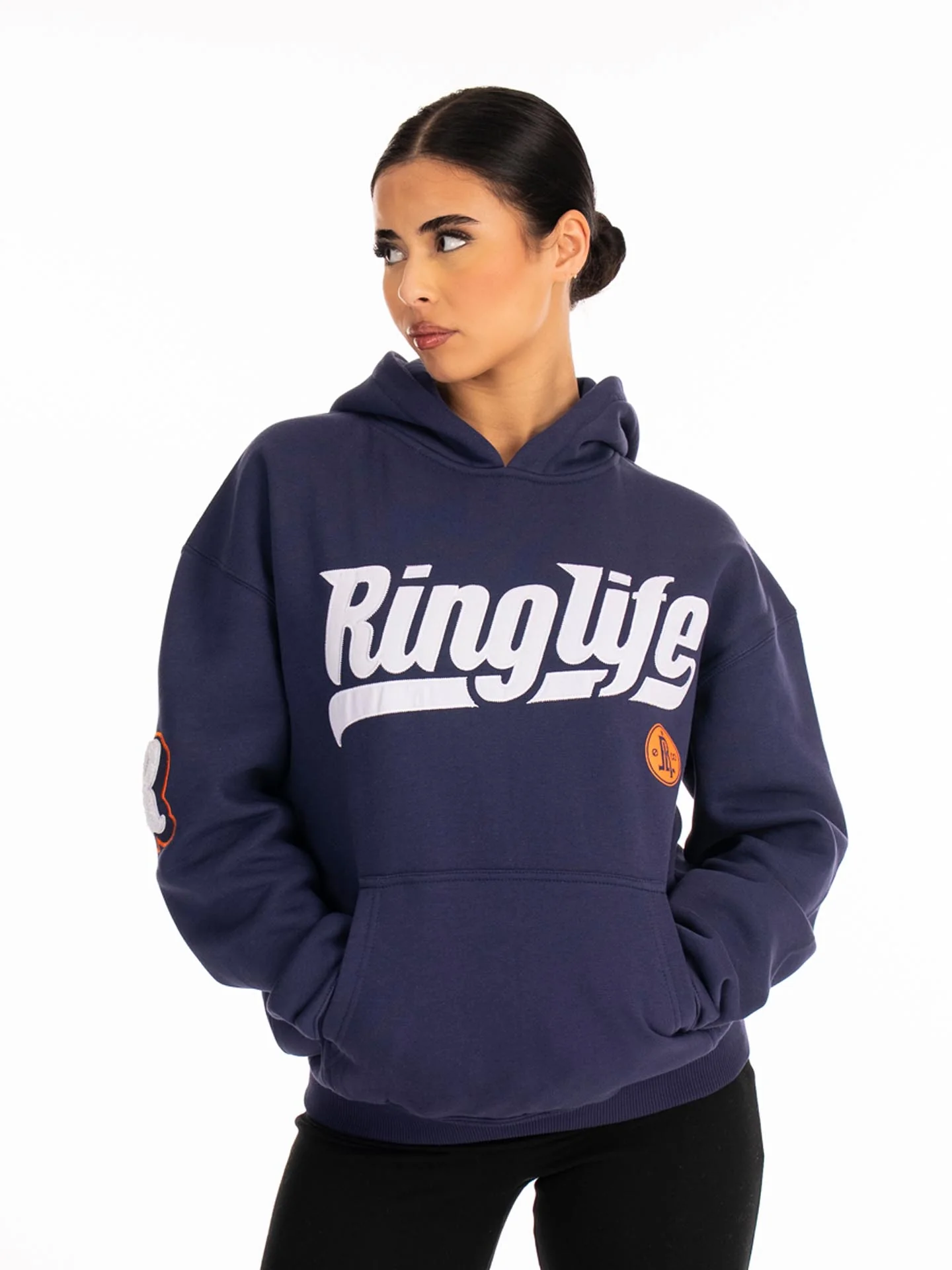 RINGLIFE Hoodie, College, blau - Image 9