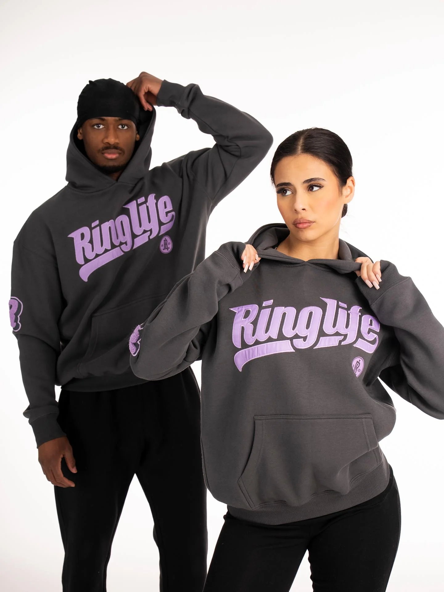 RINGLIFE Hoodie, College, grau - Image 7