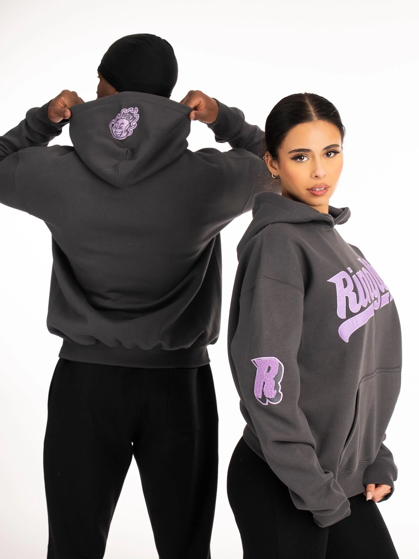 RINGLIFE Hoodie, College, grau - Image 8