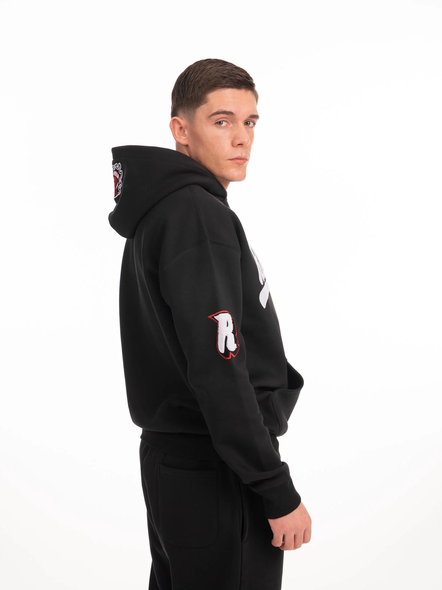RINGLIFE Hoodie, College, schwarz - Image 3