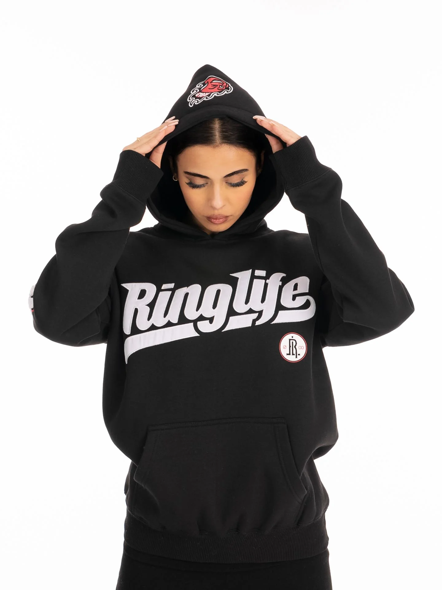 RINGLIFE Hoodie, College, schwarz - Image 8