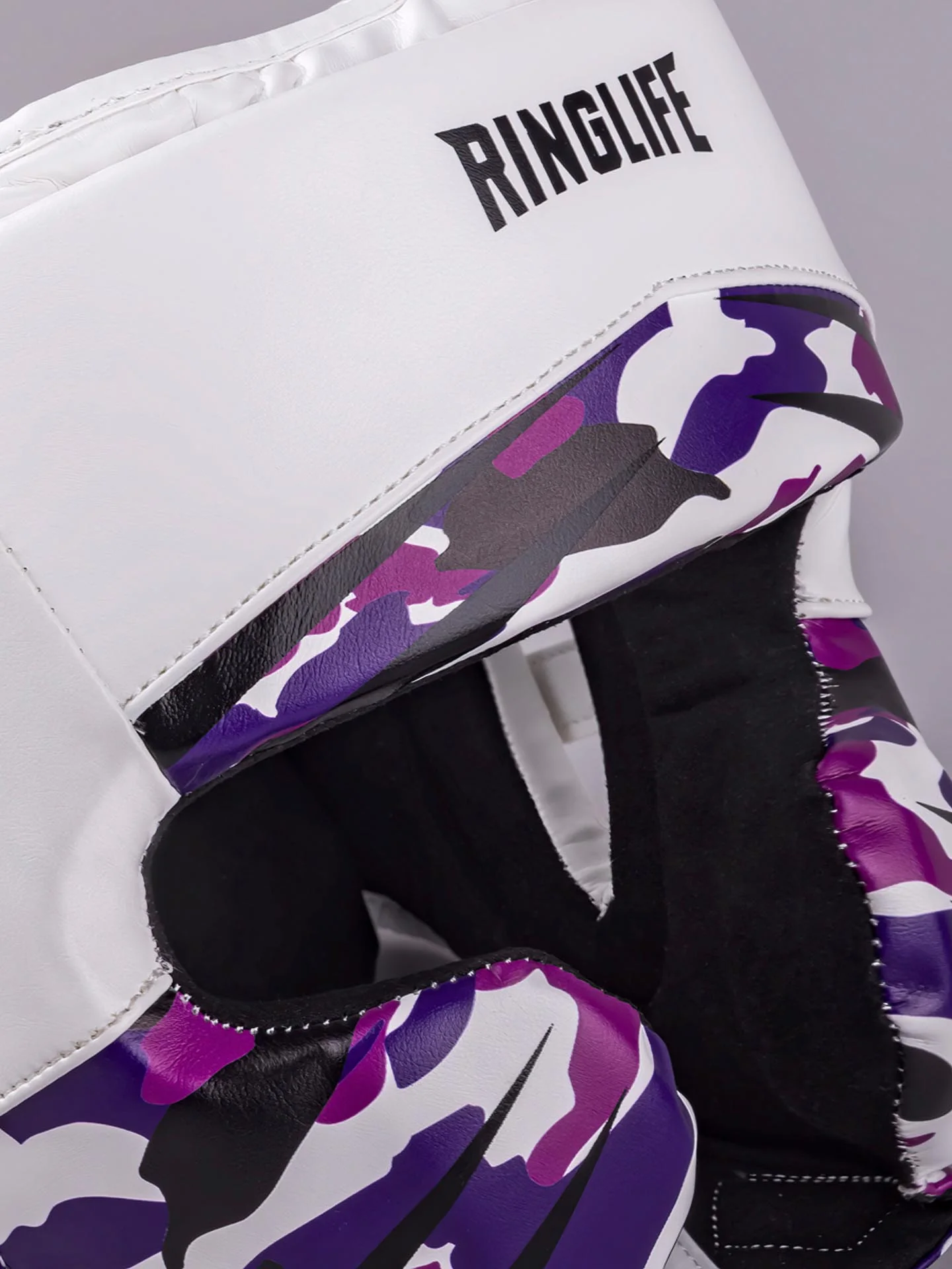 RINGLIFE Kopfschutz, Unit, weiß-lila-camo - Image 8