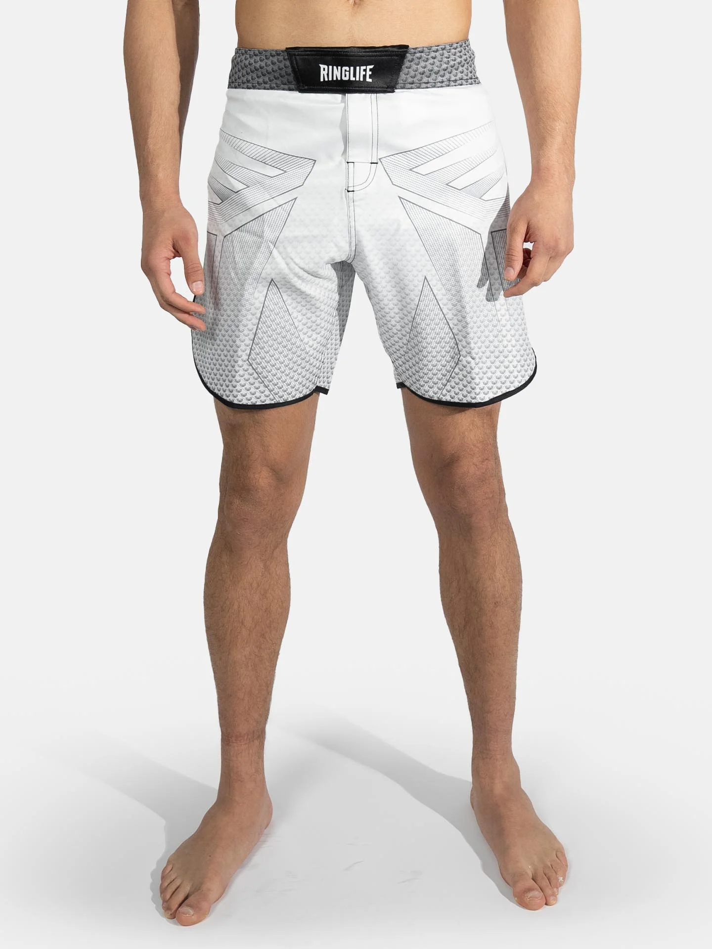 RINGLIFE MMA Shorts - Octaring 2.0 weiss-schwarz - Image 14