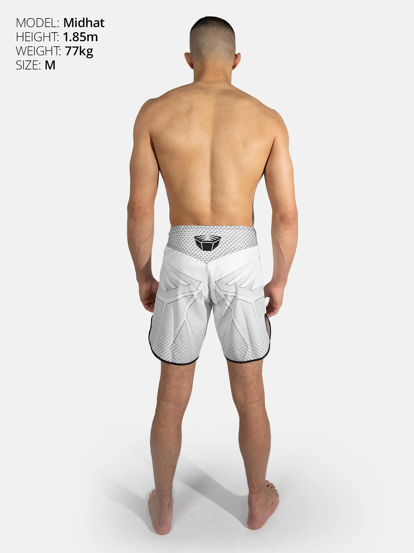 RINGLIFE MMA Shorts - Octaring 2.0 weiss-schwarz - Image 3