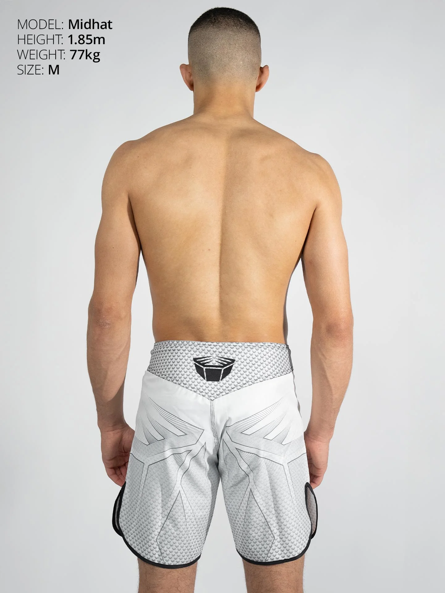 RINGLIFE MMA Shorts - Octaring 2.0 weiss-schwarz - Image 4