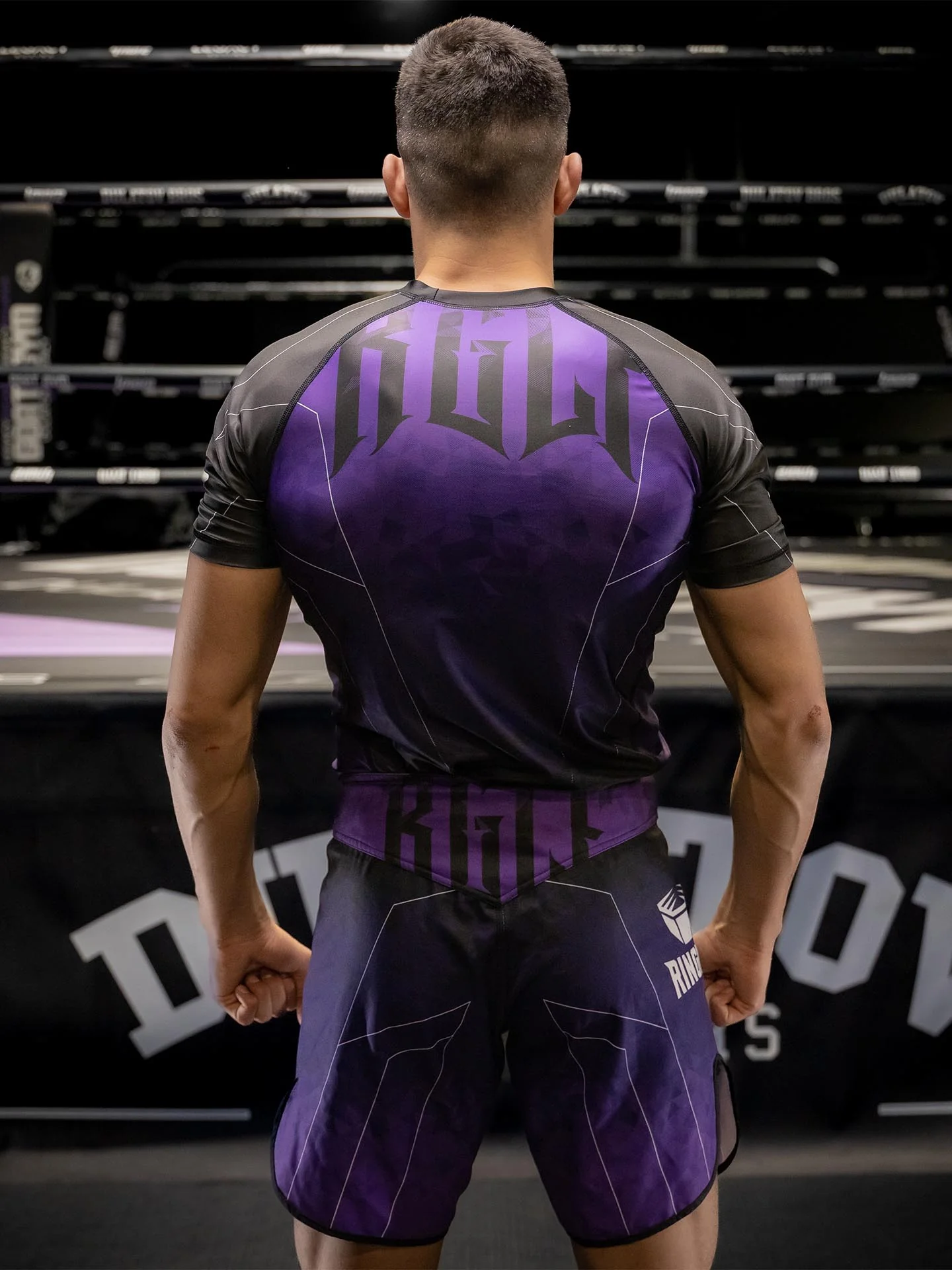 RINGLIFE MMA Shorts - Transition schwarz-lila - Image 14