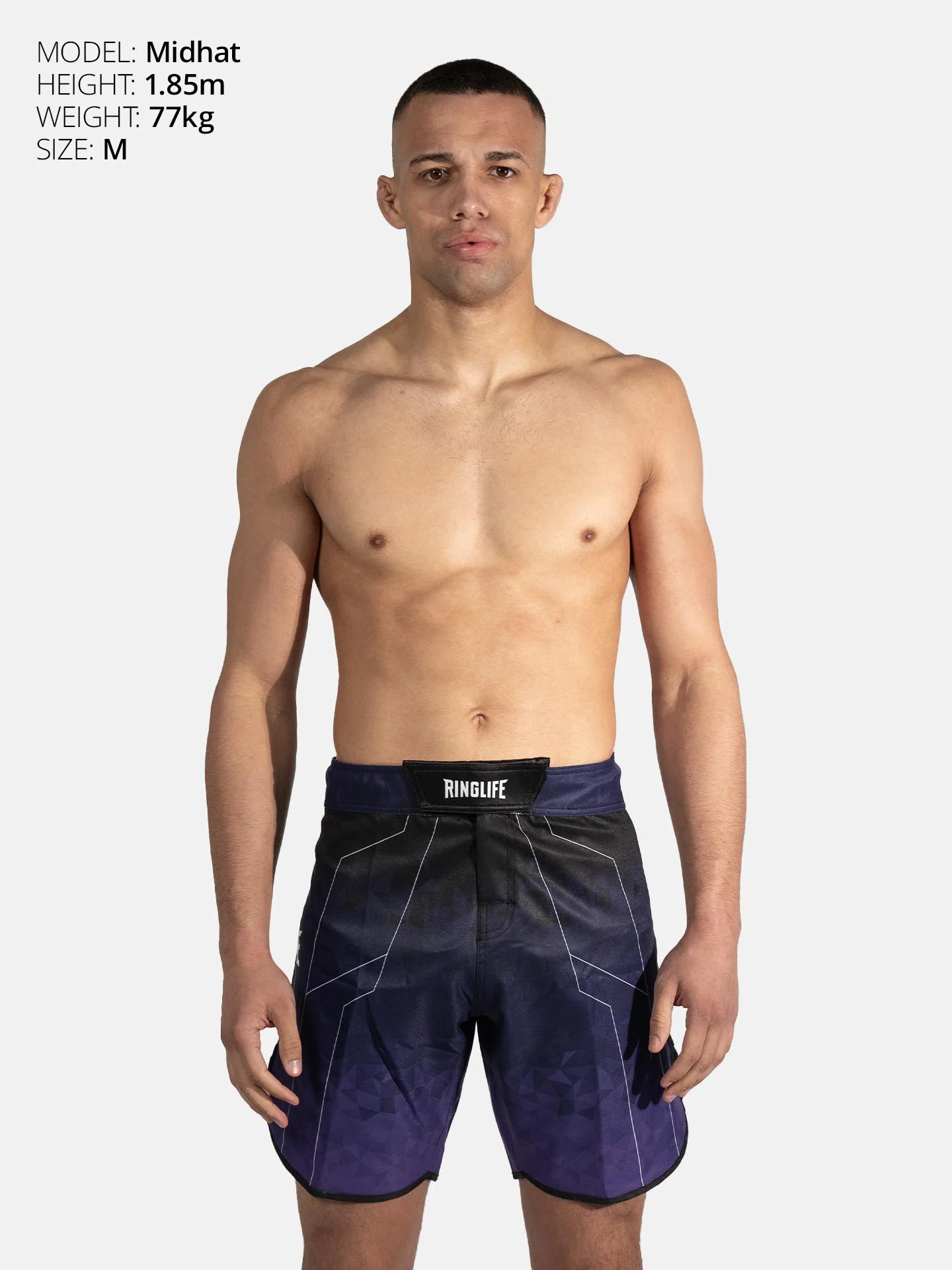 RINGLIFE MMA Shorts - Transition schwarz-lila - Image 3