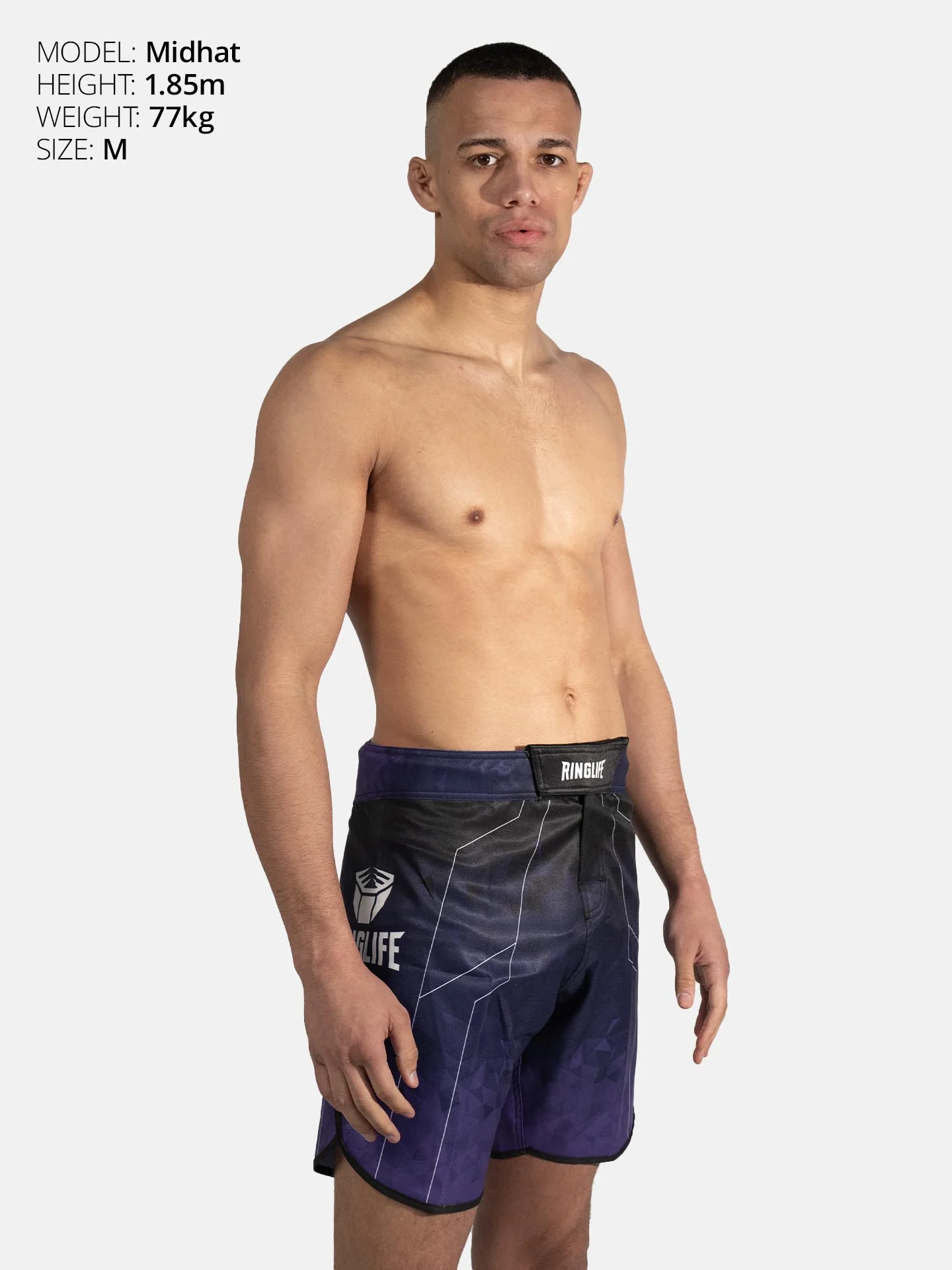 RINGLIFE MMA Shorts - Transition schwarz-lila - Image 4