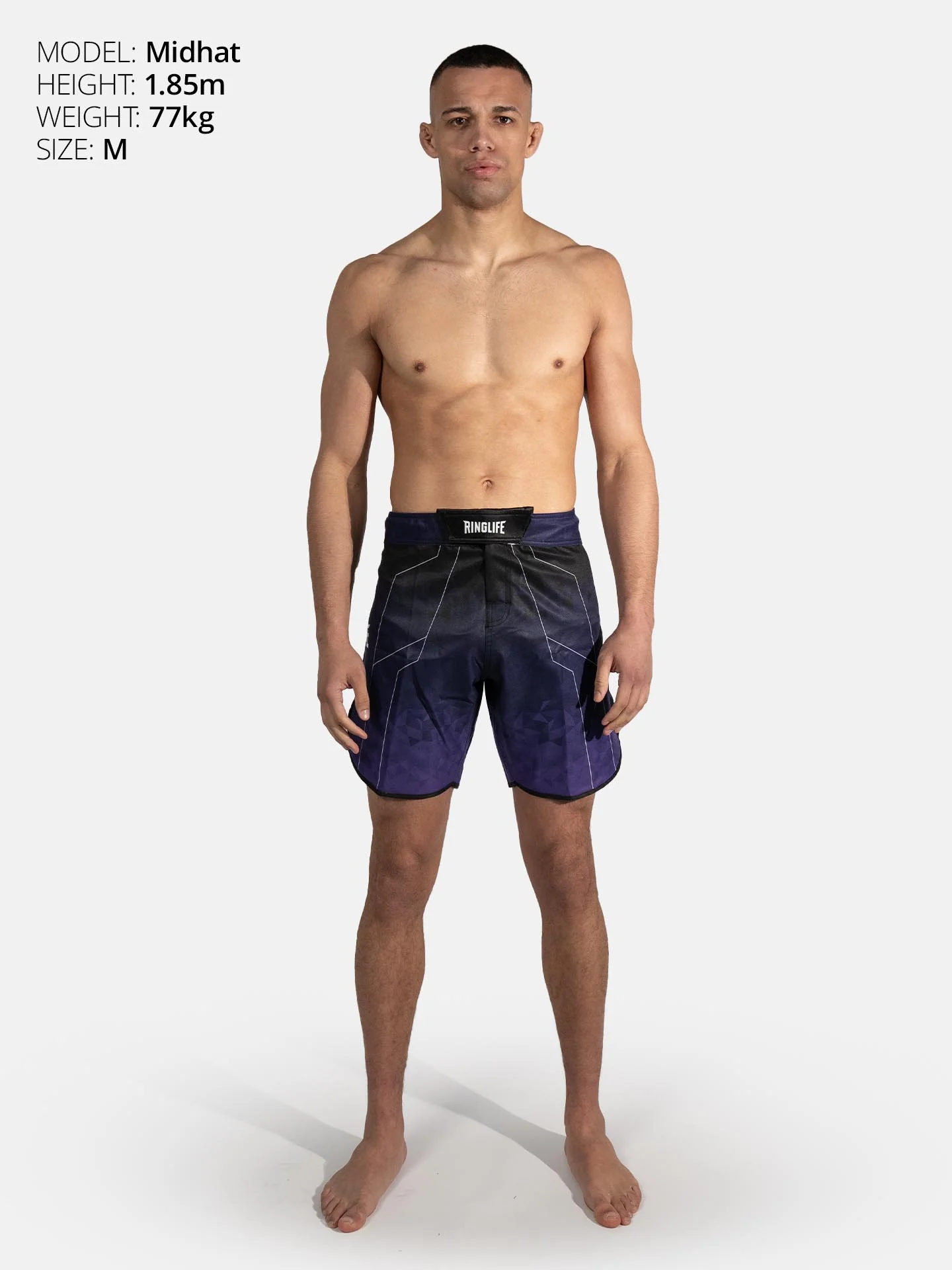 RINGLIFE MMA Shorts - Transition schwarz-lila - Image 7