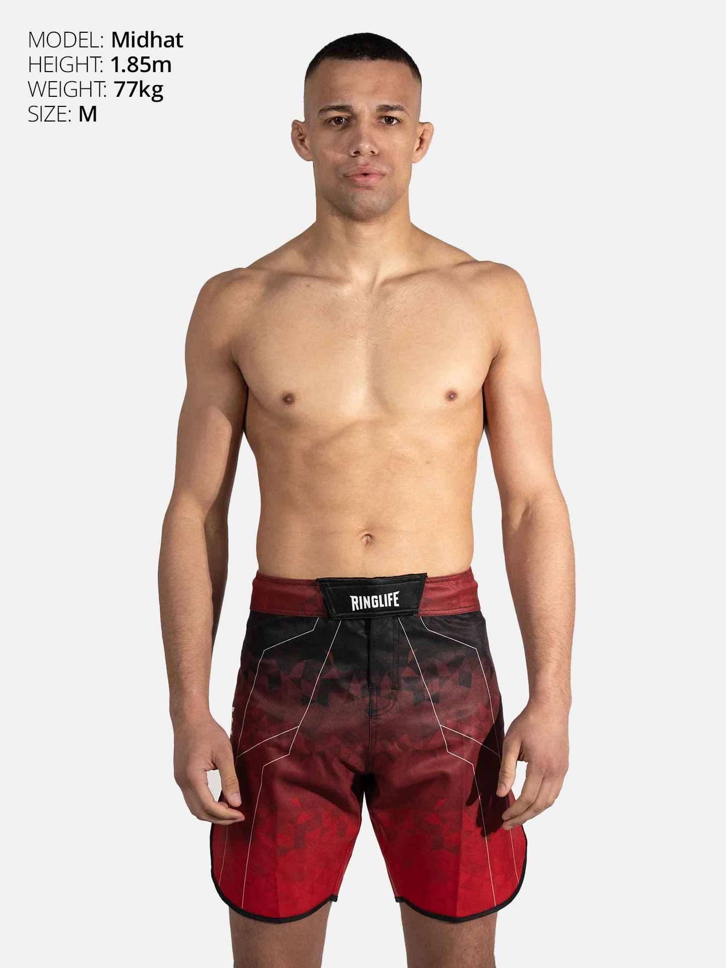 RINGLIFE MMA Shorts - Transition schwarz-rot - Image 4