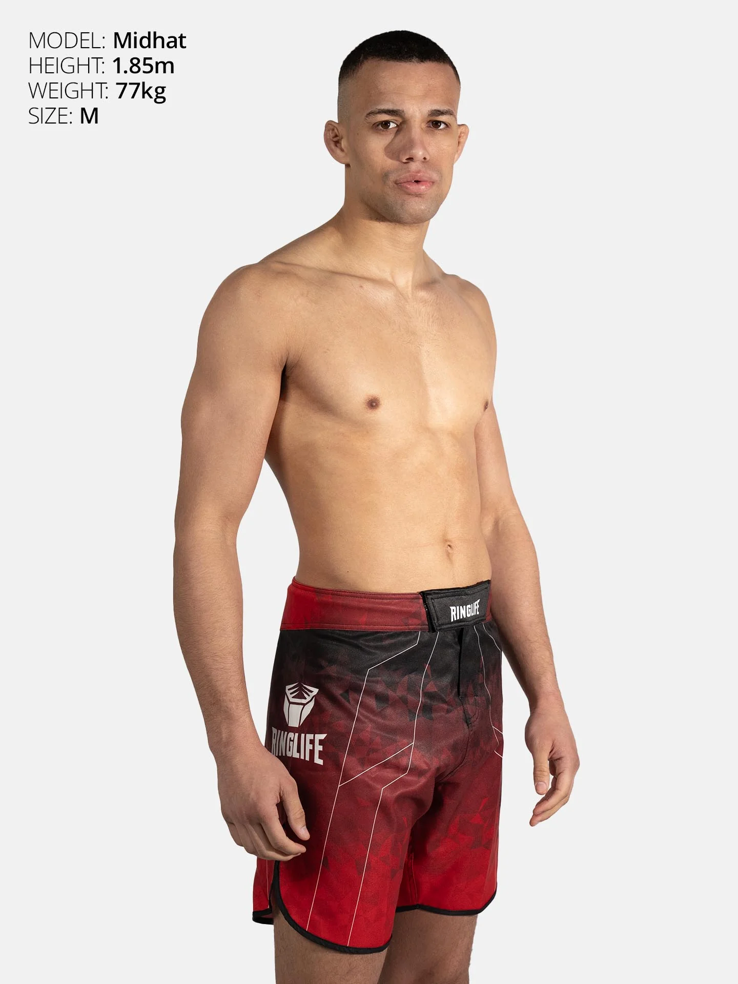 RINGLIFE MMA Shorts - Transition schwarz-rot - Image 5
