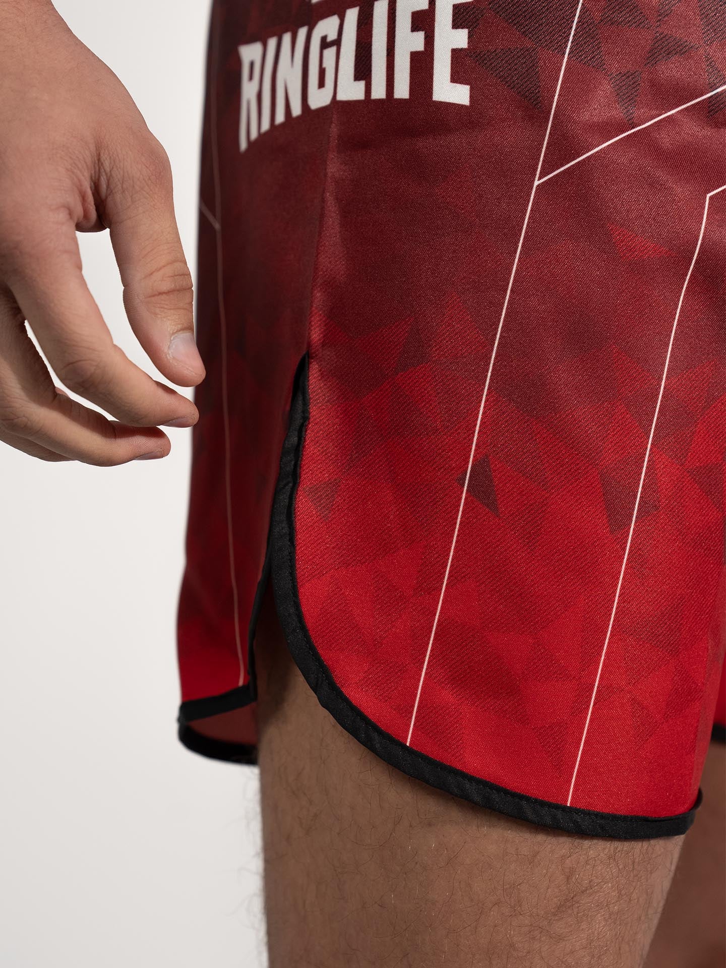 RINGLIFE MMA Shorts - Transition schwarz-rot - Image 8