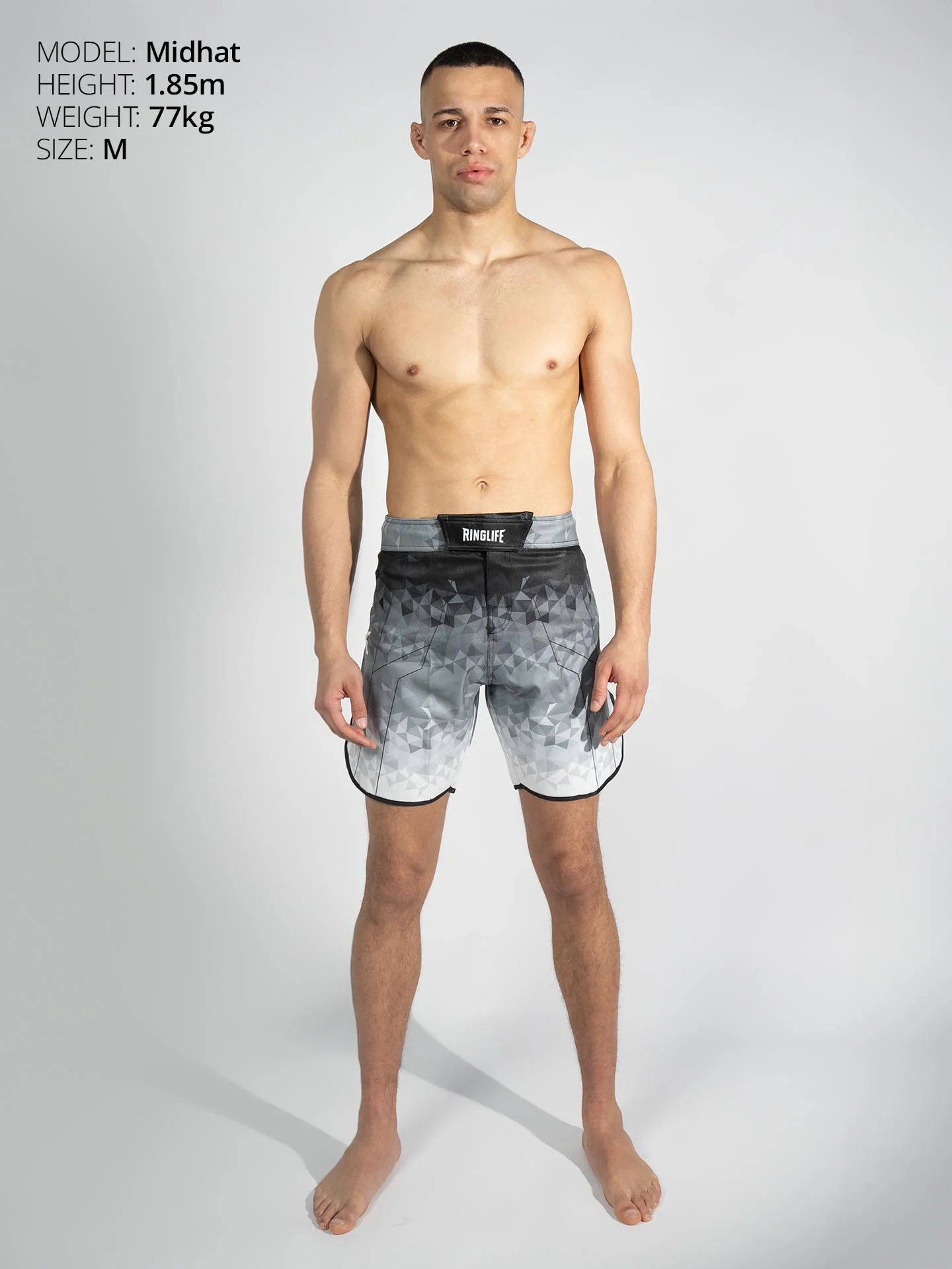 RINGLIFE MMA Shorts - Transition schwarz-weiss - Image 3
