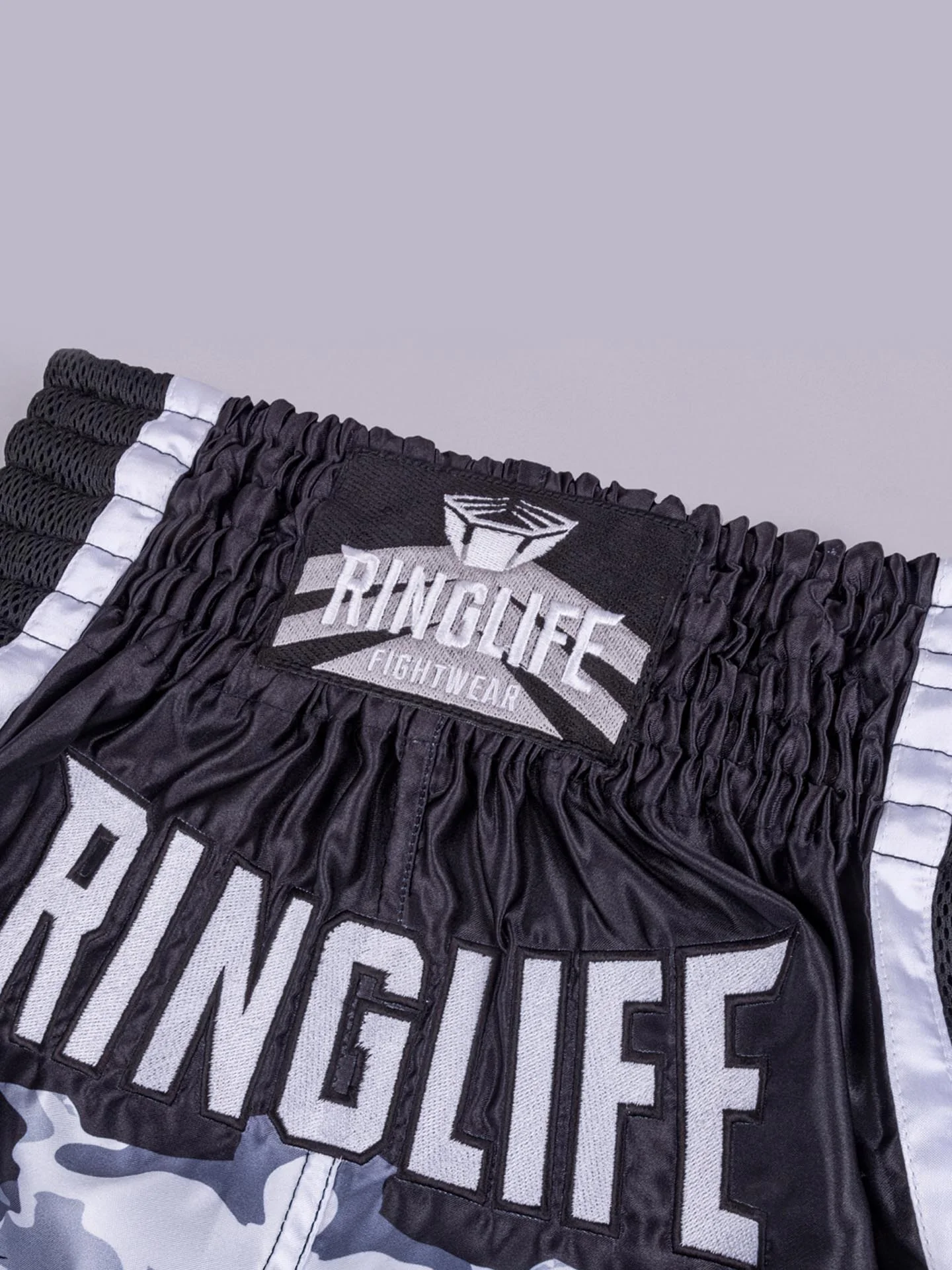 RINGLIFE Muay Thai Shorts, Unit, schwarz-camo - Image 3