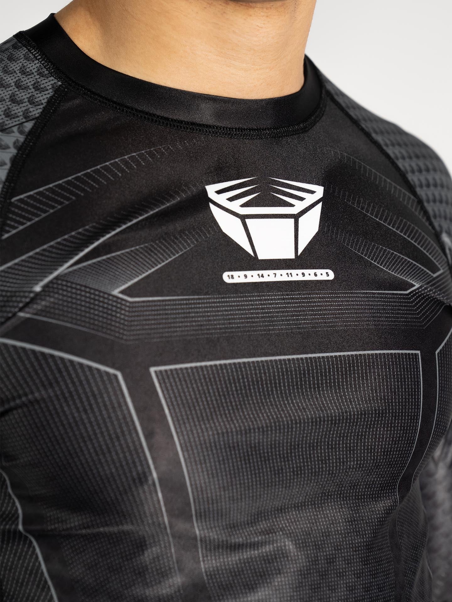 RINGLIFE Rashguard L/S - Octaring 2.0 schwarz-grau - Image 8