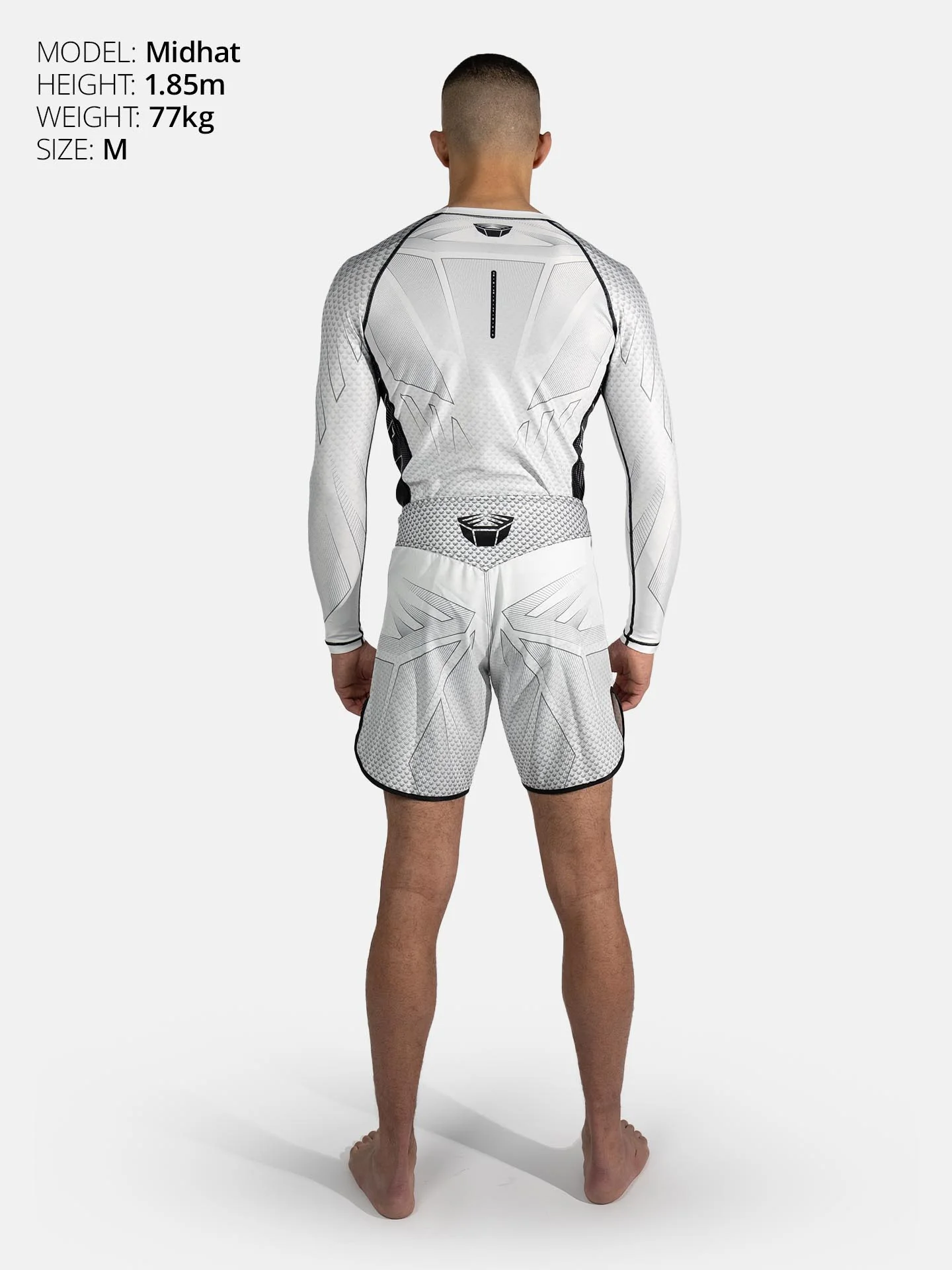 RINGLIFE Rashguard L/S - Octaring 2.0 weiss-schwarz - Image 4