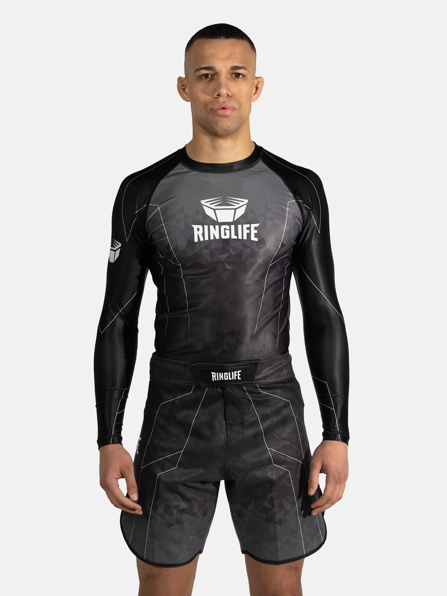 RINGLIFE Rashguard L/S - Transition schwarz-grau - Image 13