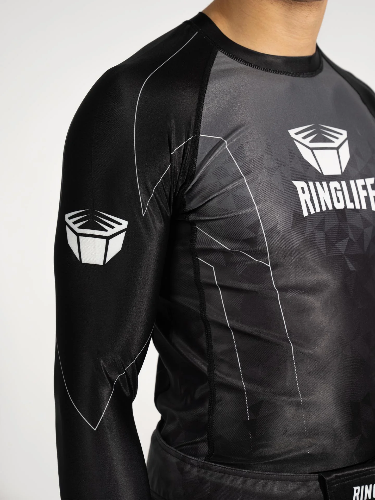 RINGLIFE Rashguard L/S - Transition schwarz-grau - Image 6