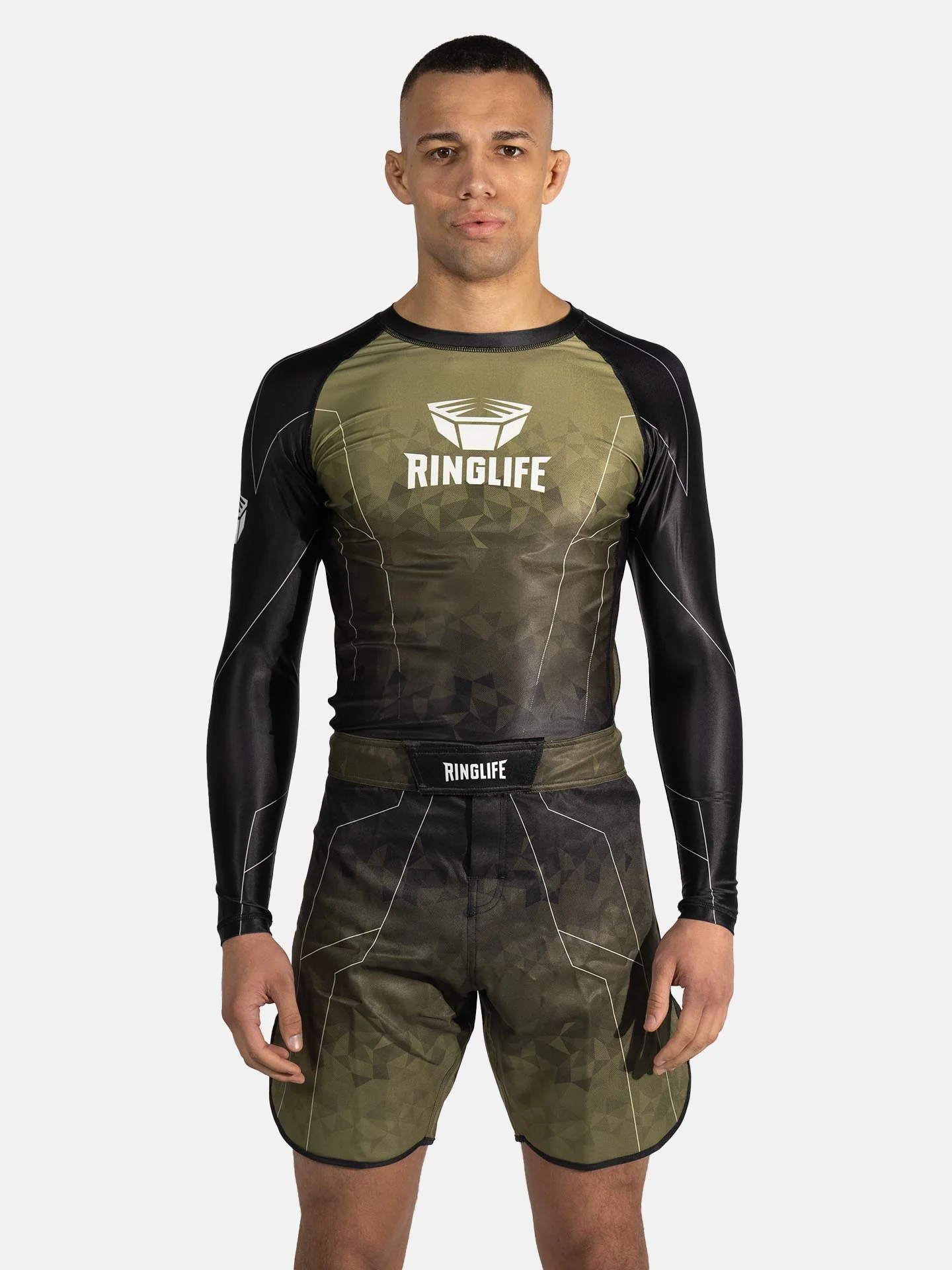 RINGLIFE Rashguard L/S - Transition schwarz-grün - Image 12