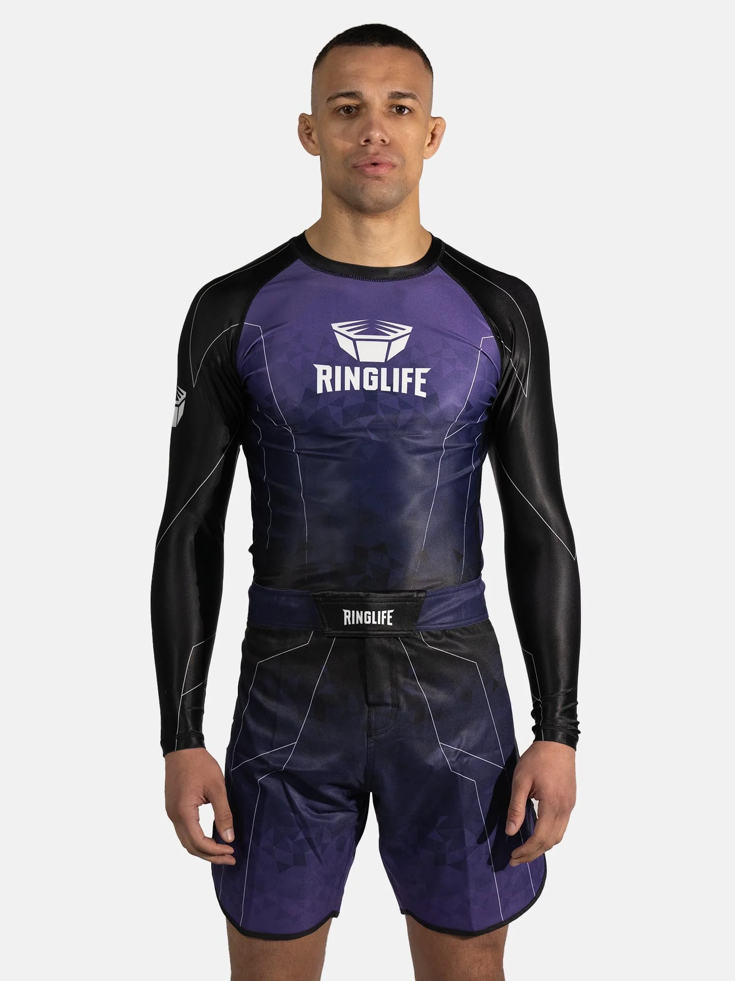 RINGLIFE Rashguard L/S - Transition schwarz-lila - Image 15
