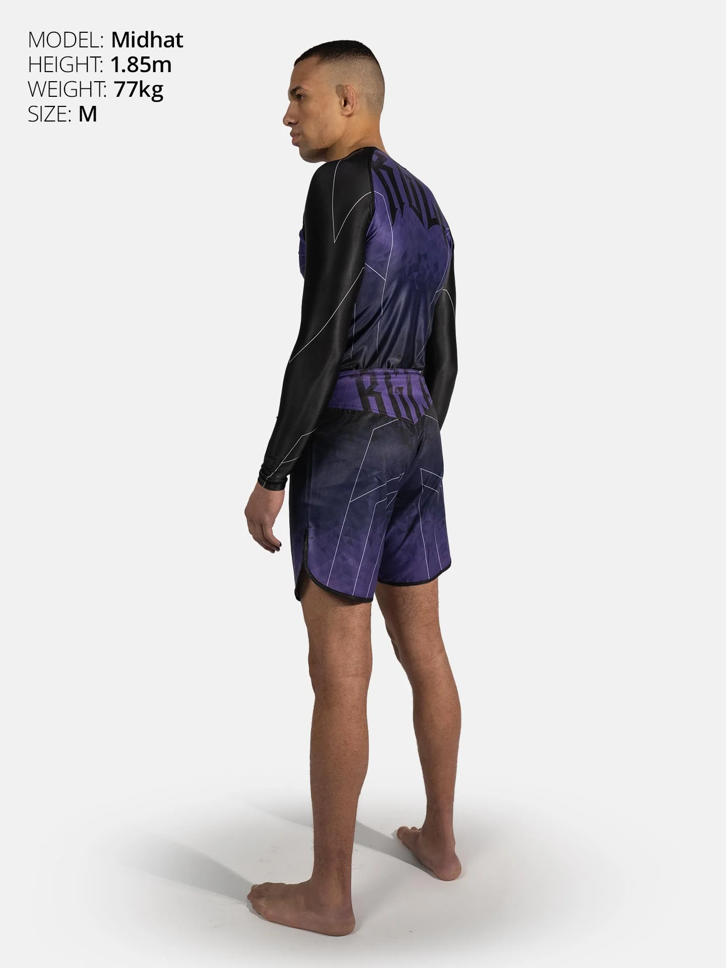 RINGLIFE Rashguard L/S - Transition schwarz-lila - Image 6