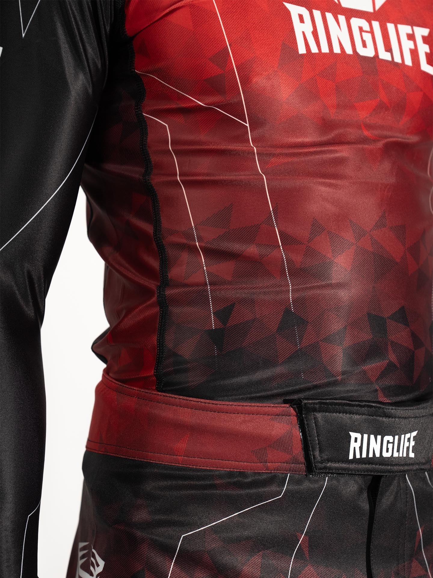 RINGLIFE Rashguard L/S - Transition schwarz-rot - Image 11