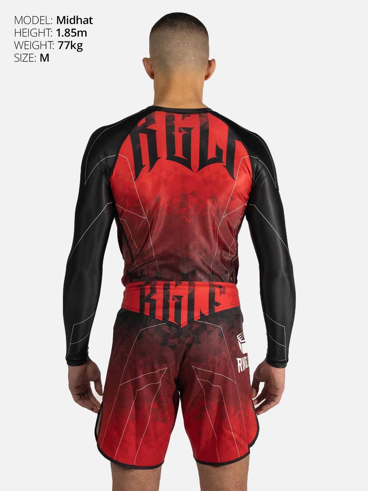 RINGLIFE Rashguard L/S - Transition schwarz-rot - Image 3