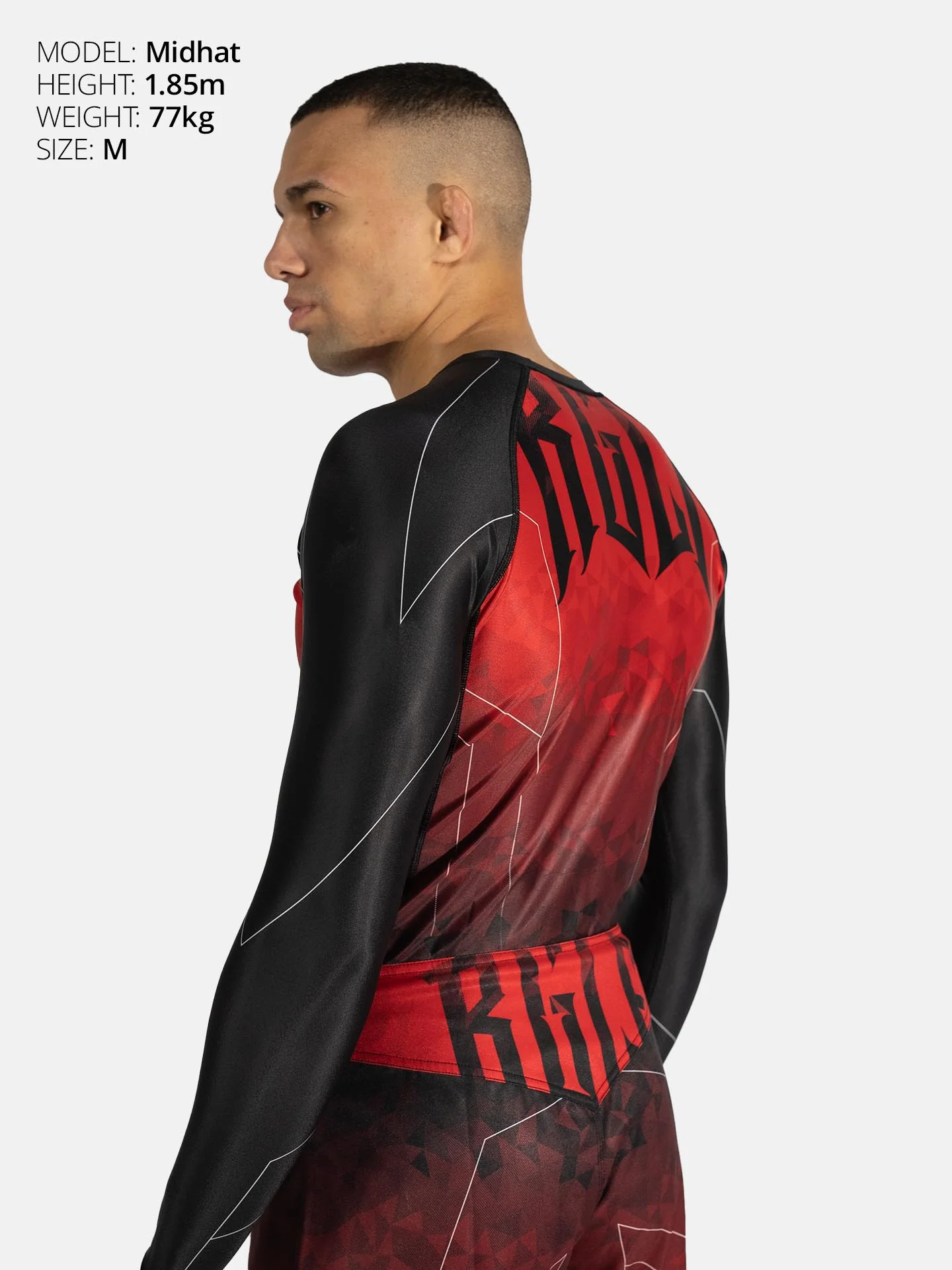RINGLIFE Rashguard L/S - Transition schwarz-rot - Image 5