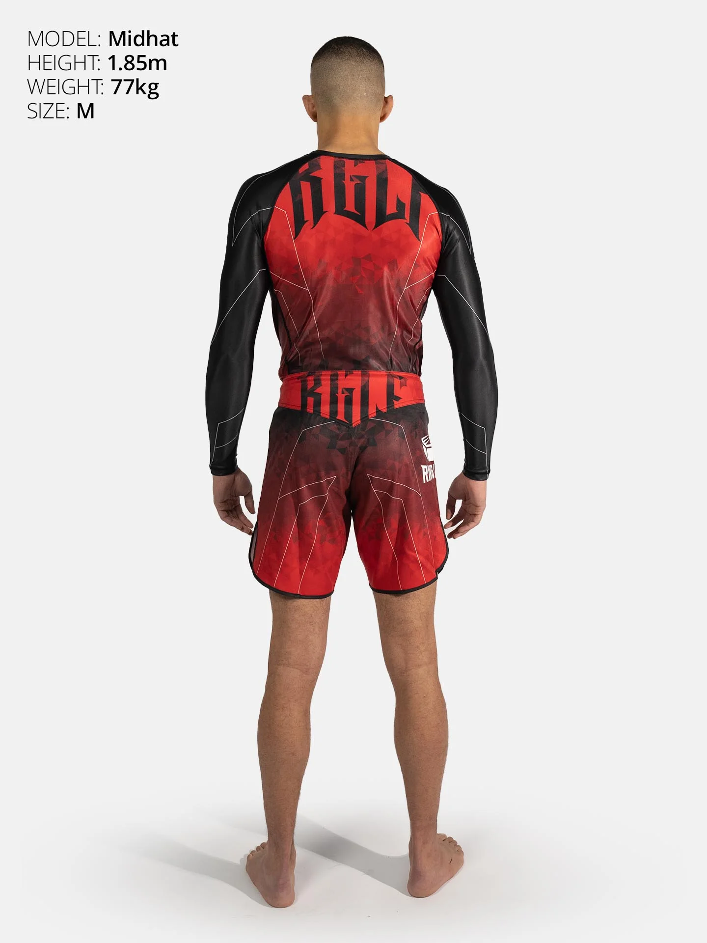RINGLIFE Rashguard L/S - Transition schwarz-rot - Image 8