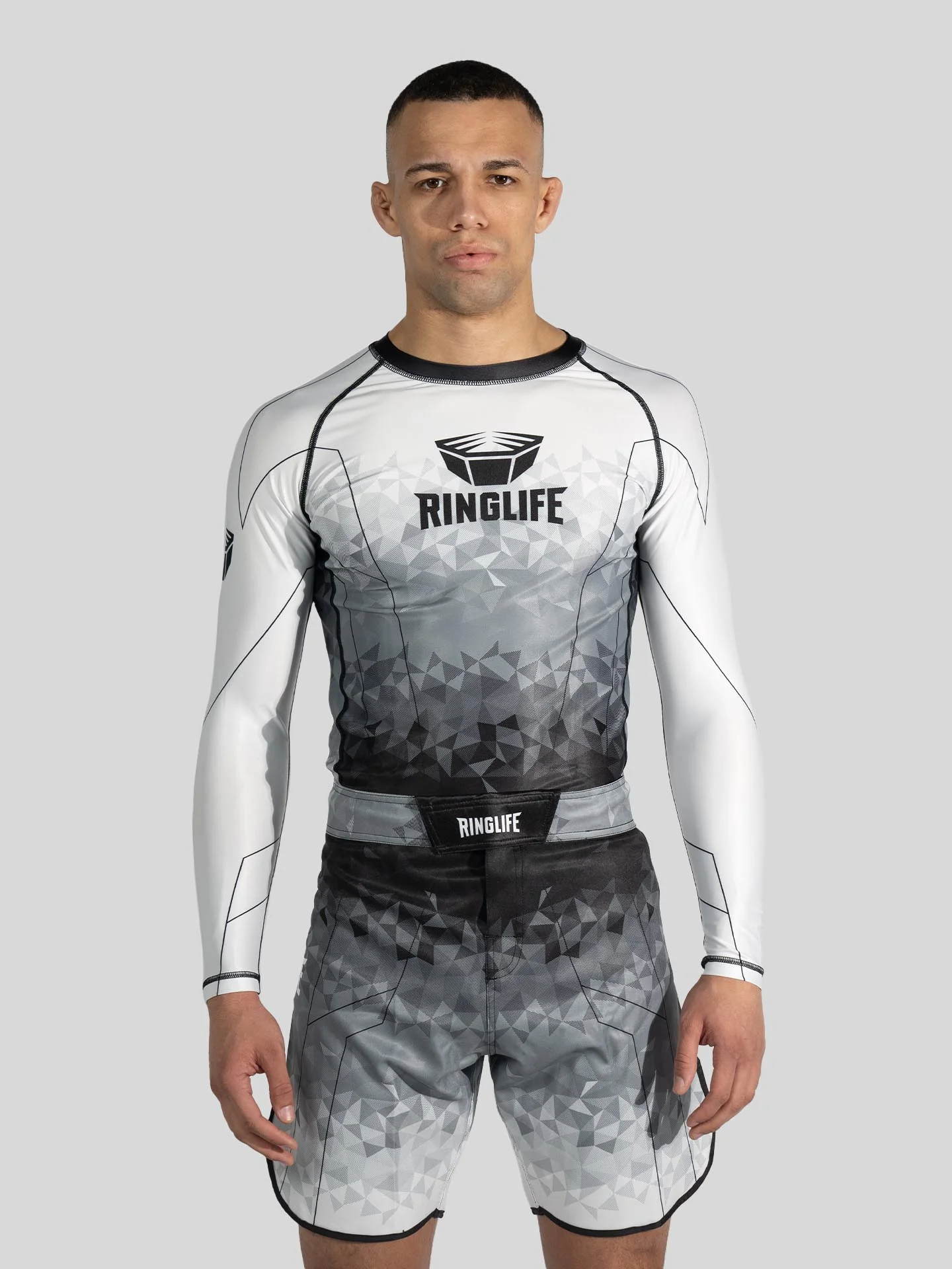 RINGLIFE Rashguard L/S - Transition schwarz-weiss - Image 12