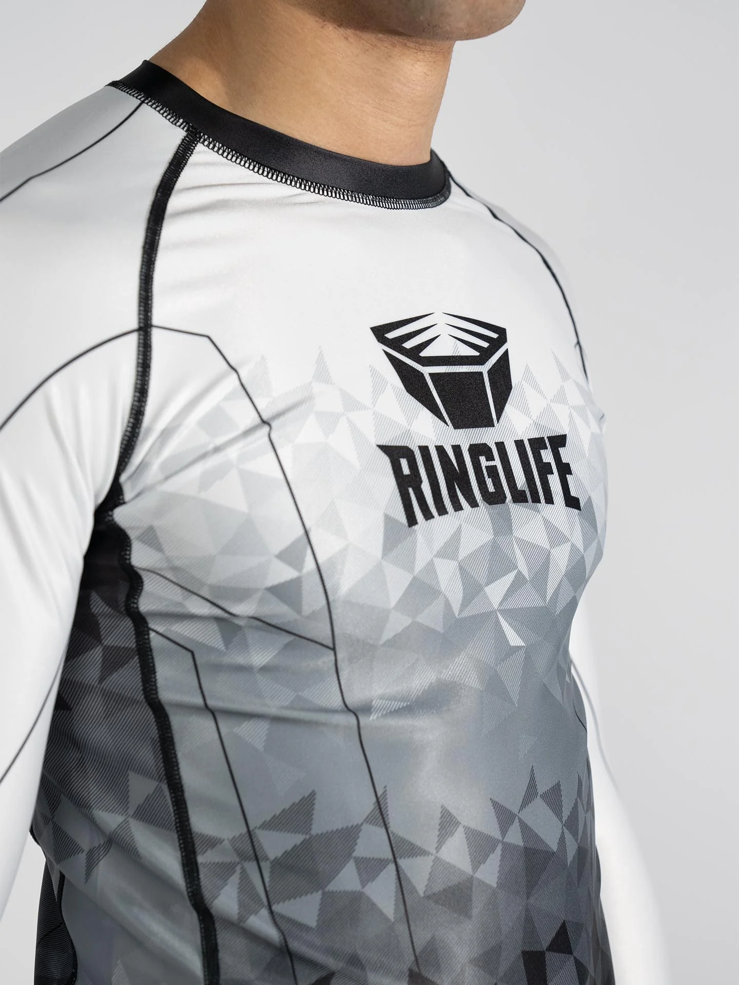 RINGLIFE Rashguard L/S - Transition schwarz-weiss - Image 5