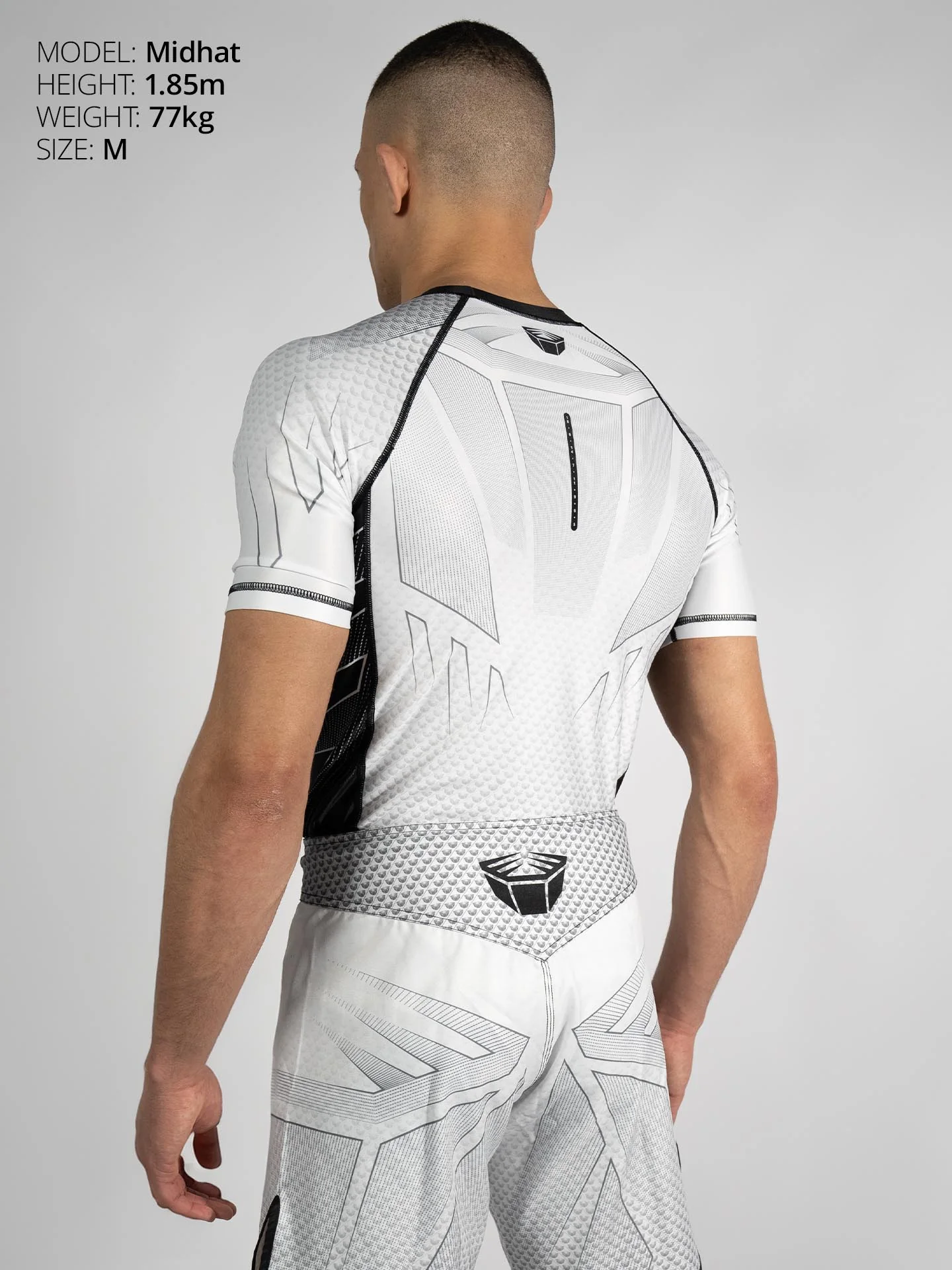 RINGLIFE Rashguard S/S - Octaring 2.0 weiss-schwarz - Image 3