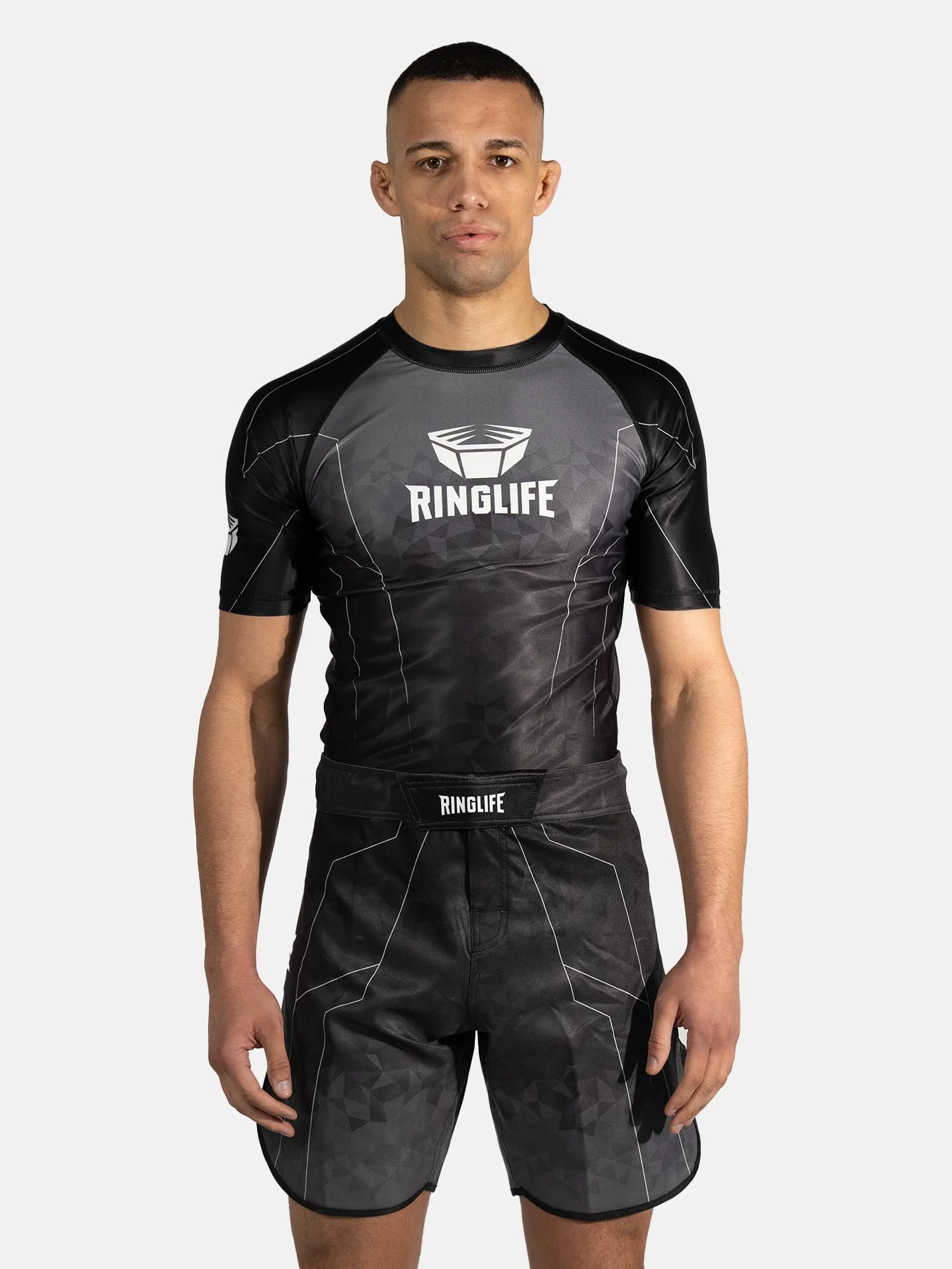 RINGLIFE Rashguard S/S - Transition schwarz-grau - Image 17