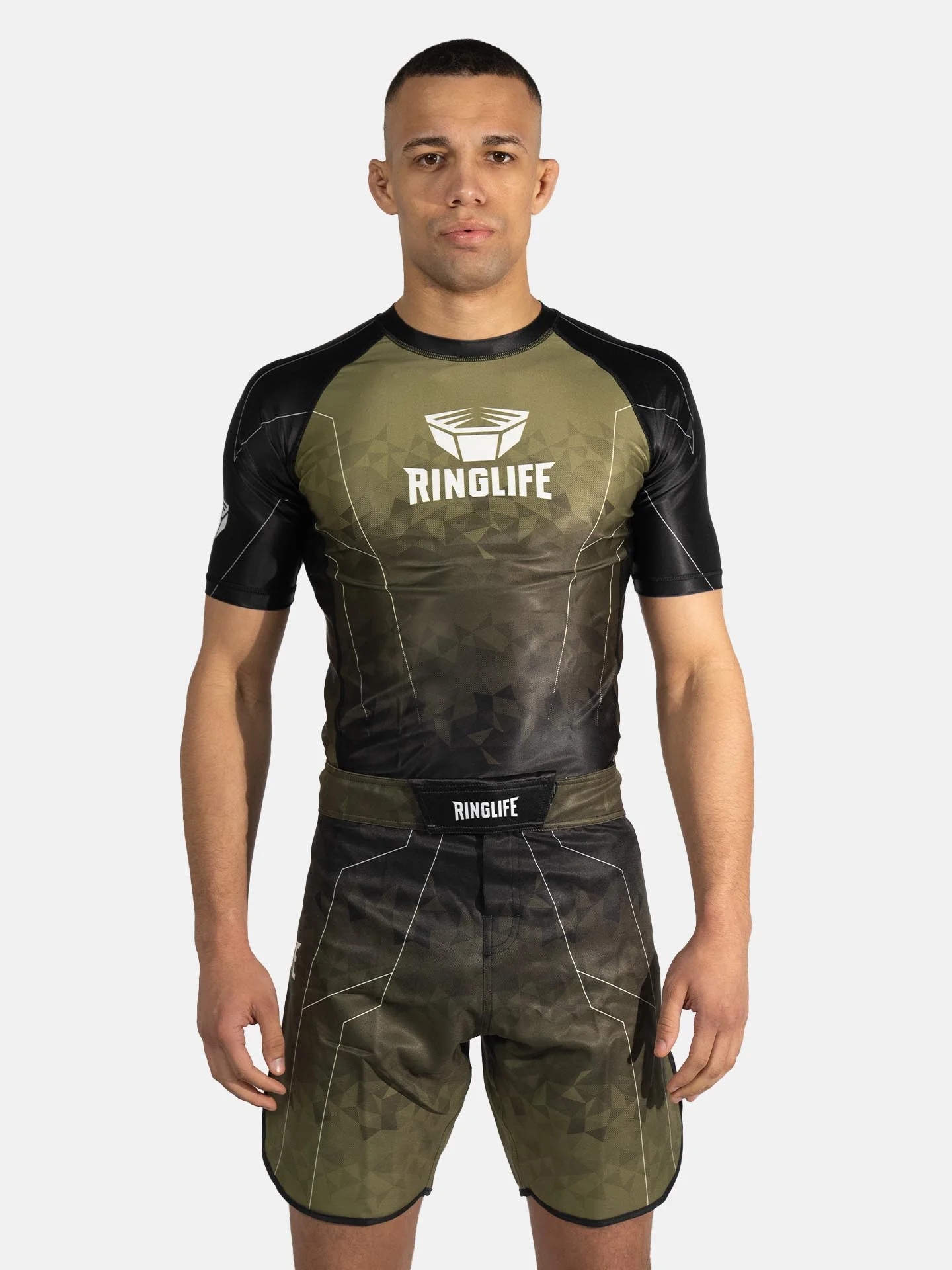 RINGLIFE Rashguard S/S - Transition schwarz-grün - Image 10