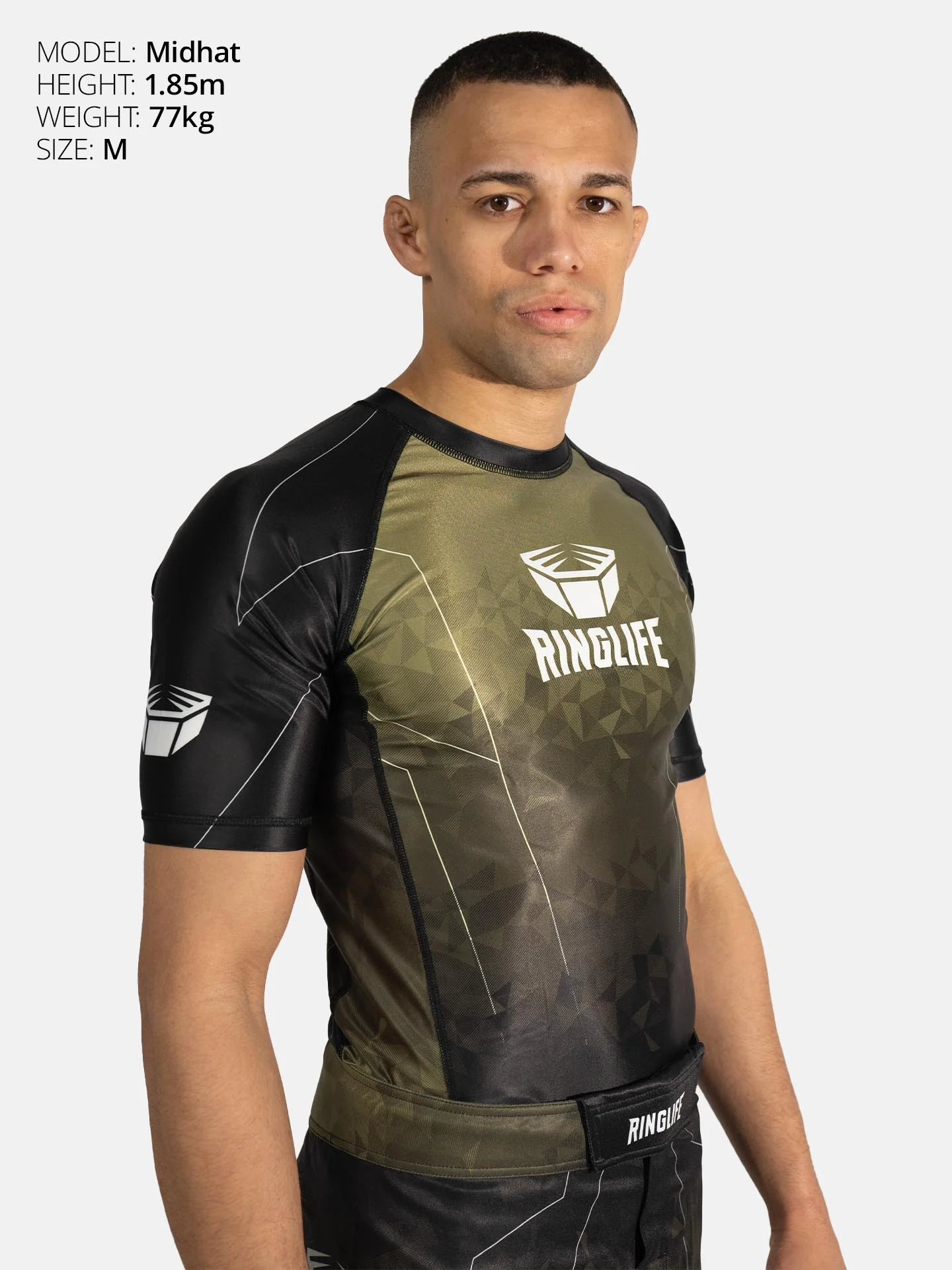 RINGLIFE Rashguard S/S - Transition schwarz-grün - Image 2