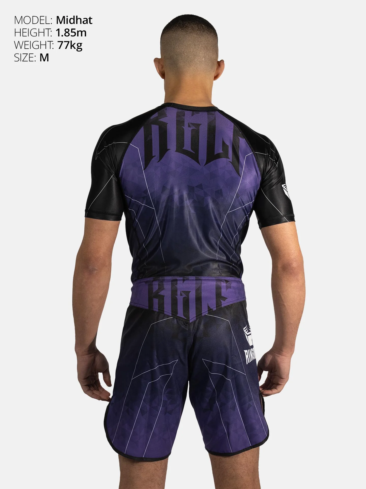 RINGLIFE Rashguard S/S - Transition schwarz-lila - Image 3