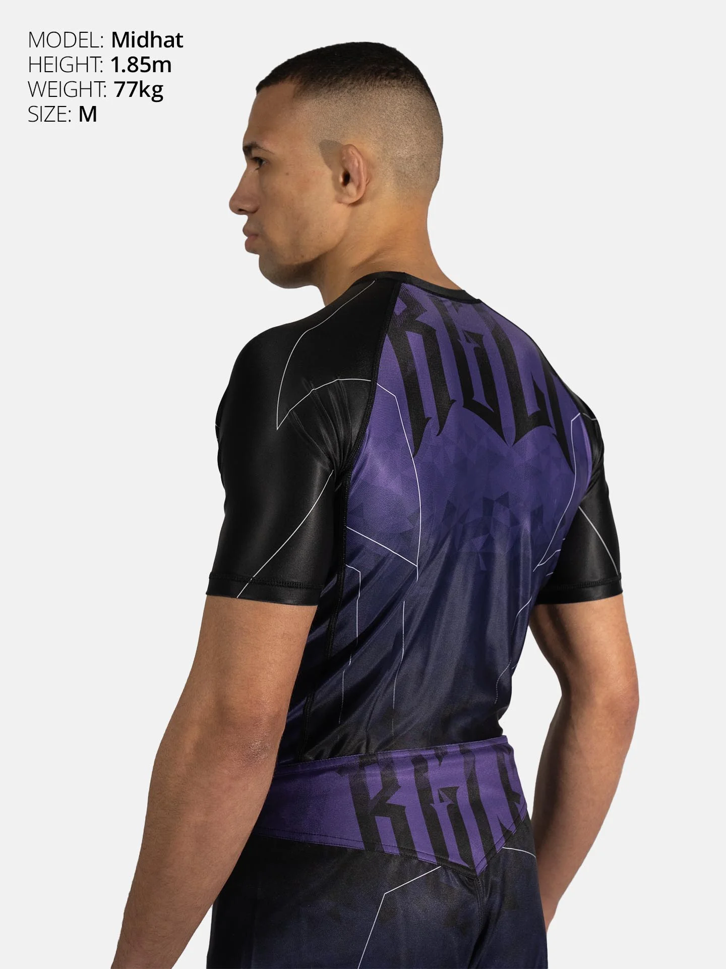 RINGLIFE Rashguard S/S - Transition schwarz-lila - Image 4